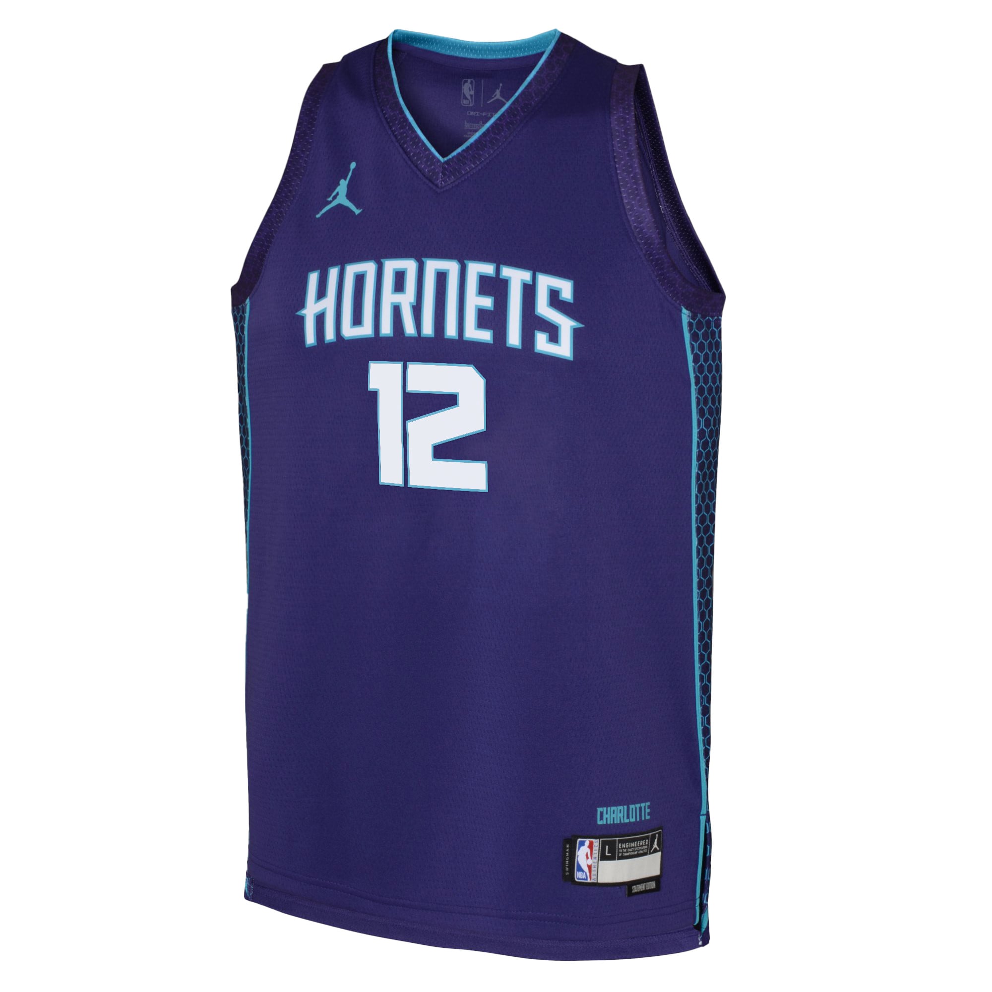 Charlotte Hornets Jordan Brand Statement Edition Swingman Purple Kelly Oubre Jr NBA Jersey Youth
