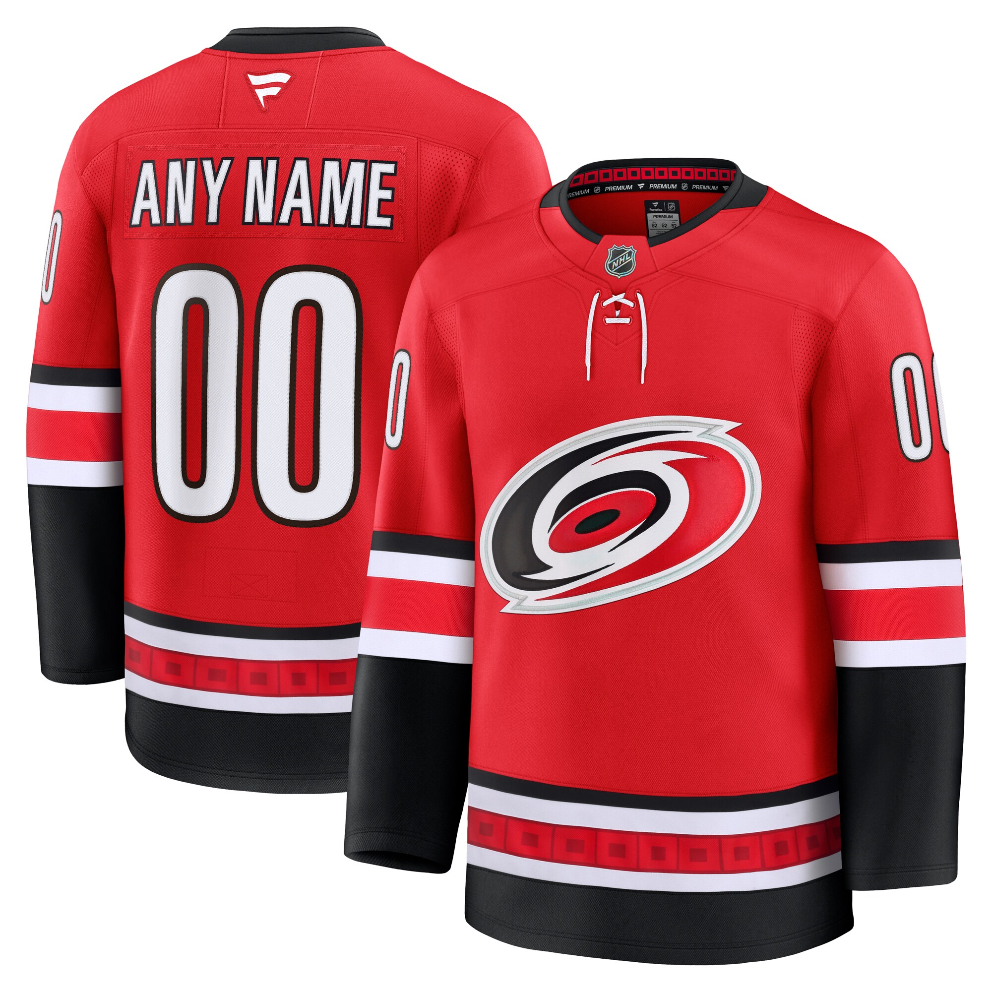 Carolina Hurricanes Red Alternate Premium Custom NHL Jersey Men's