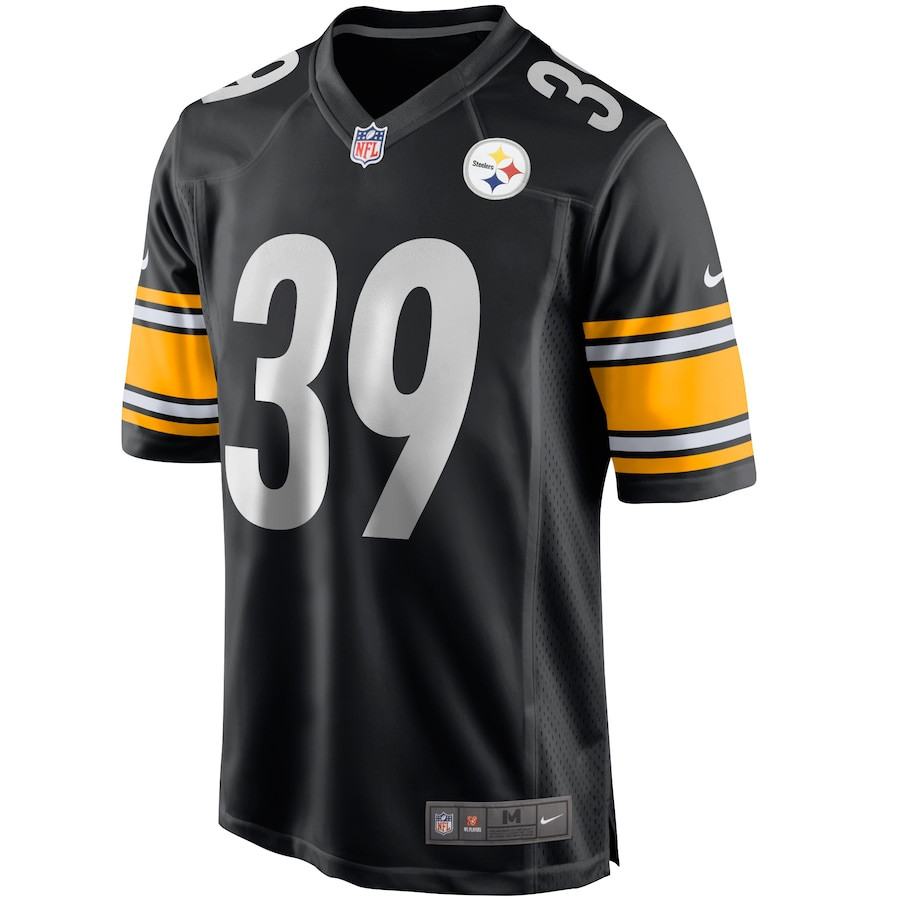 Minkah Fitzpatrick 39 Pittsburgh Steelers Game Black NFL Jersey Men's