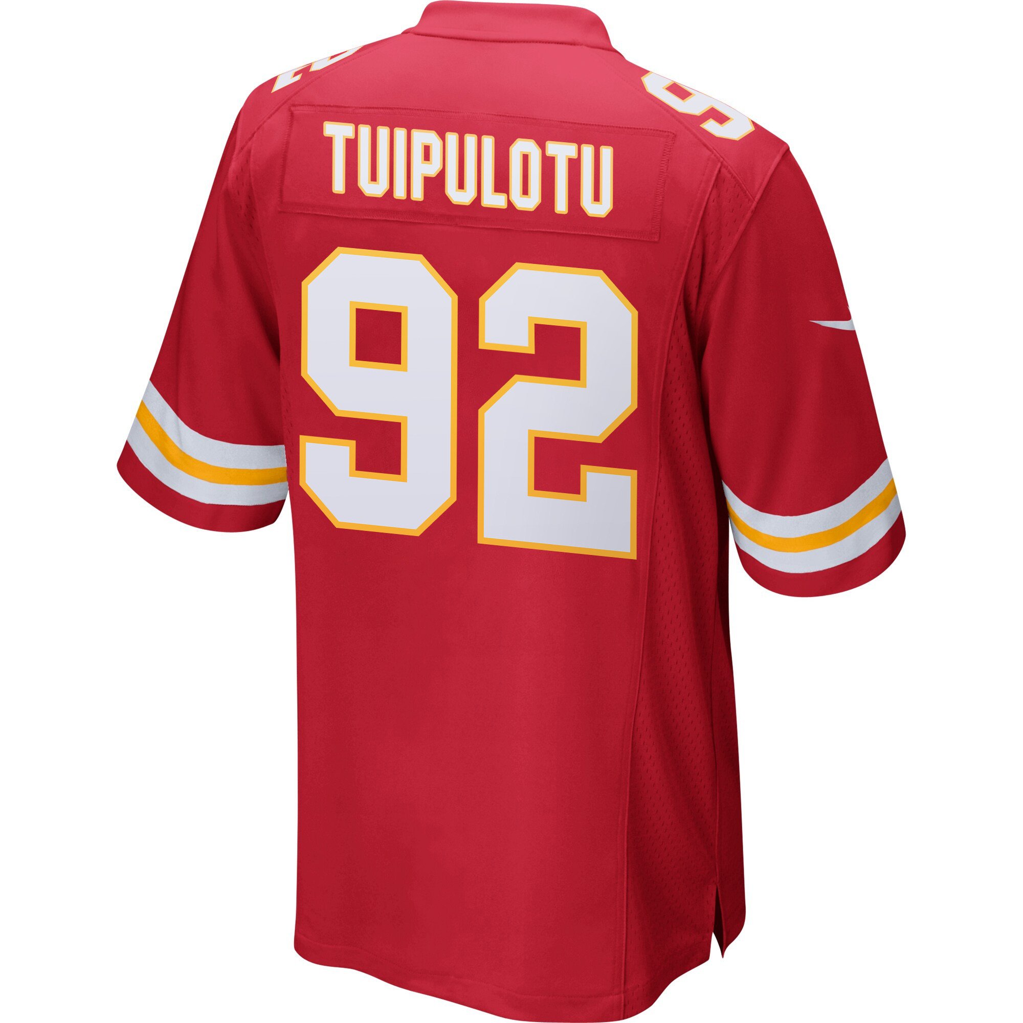 Marlon Tuipulotu 92 Kansas City Chiefs Super Bowl LIX Champions Patch New Orleans A Symphony of Sport' EMBROIDERED Game Red NFL Jersey Men's
