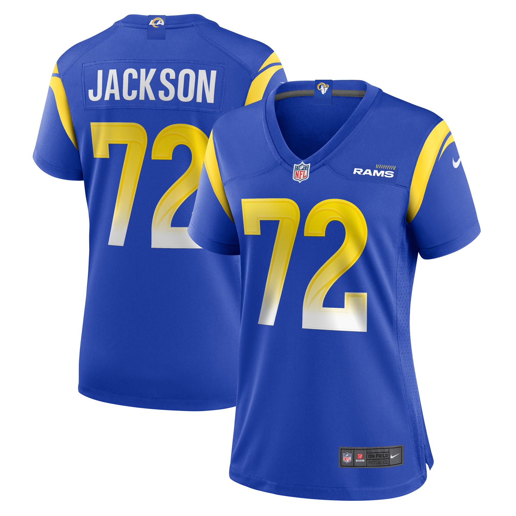 Los Angeles Rams Jonah Jackson Royal Team Game NFL Jersey Women's