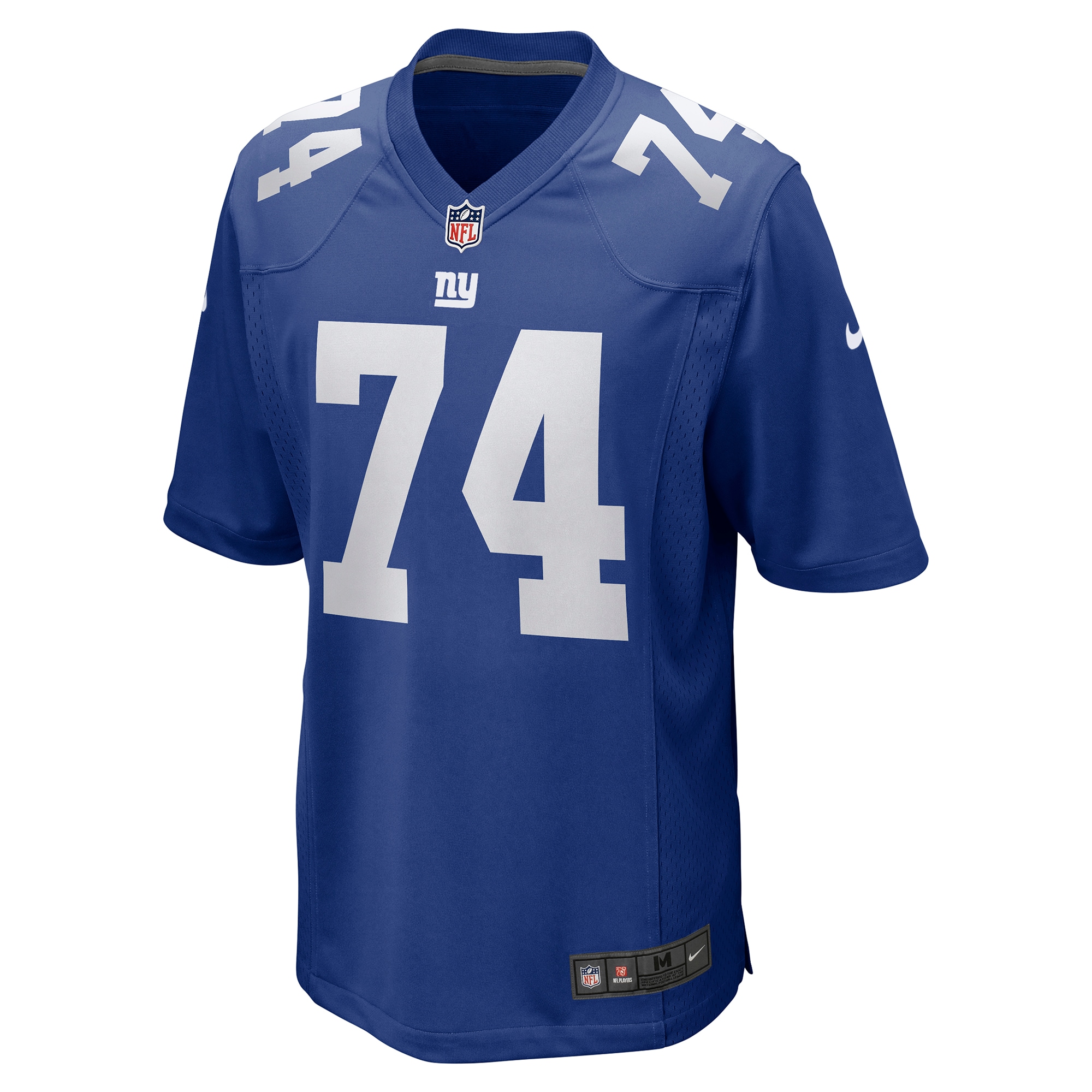 New York Giants Greg Van Roten Royal Team Game NFL Jersey Men's