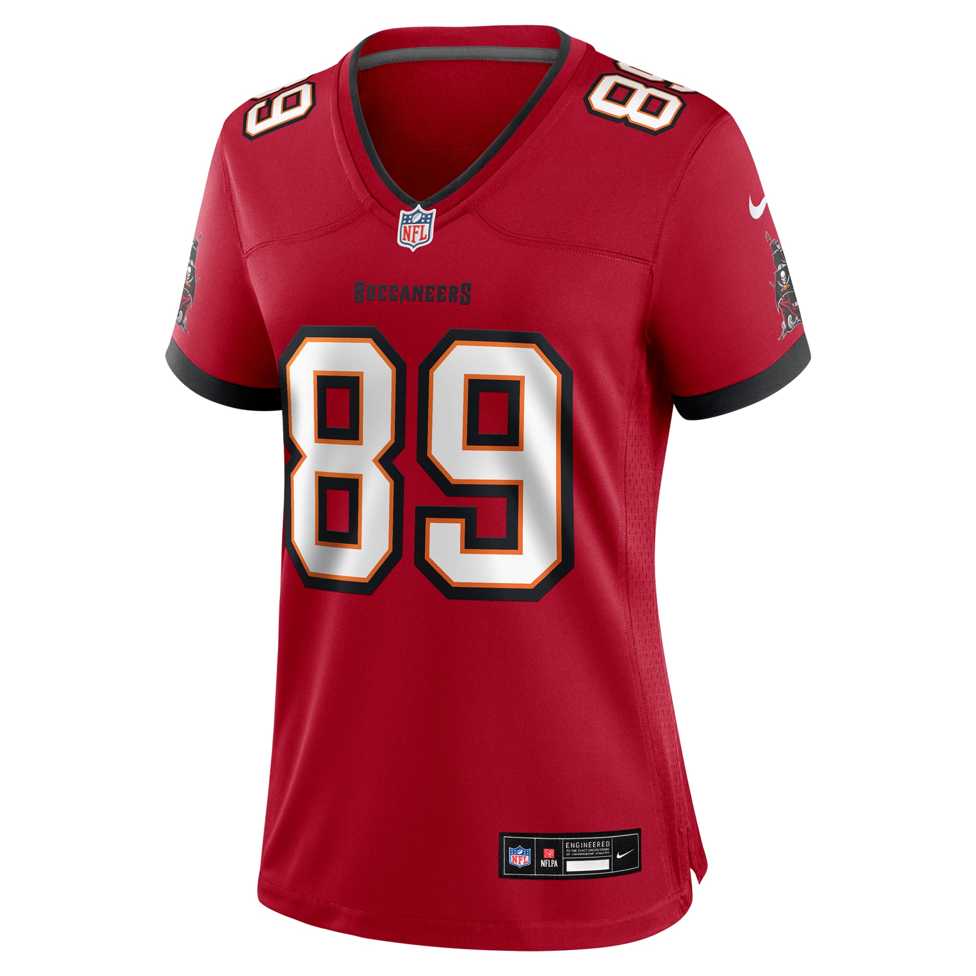 Tampa Bay Buccaneers Dennis Houston Red Game NFL Jersey Women's