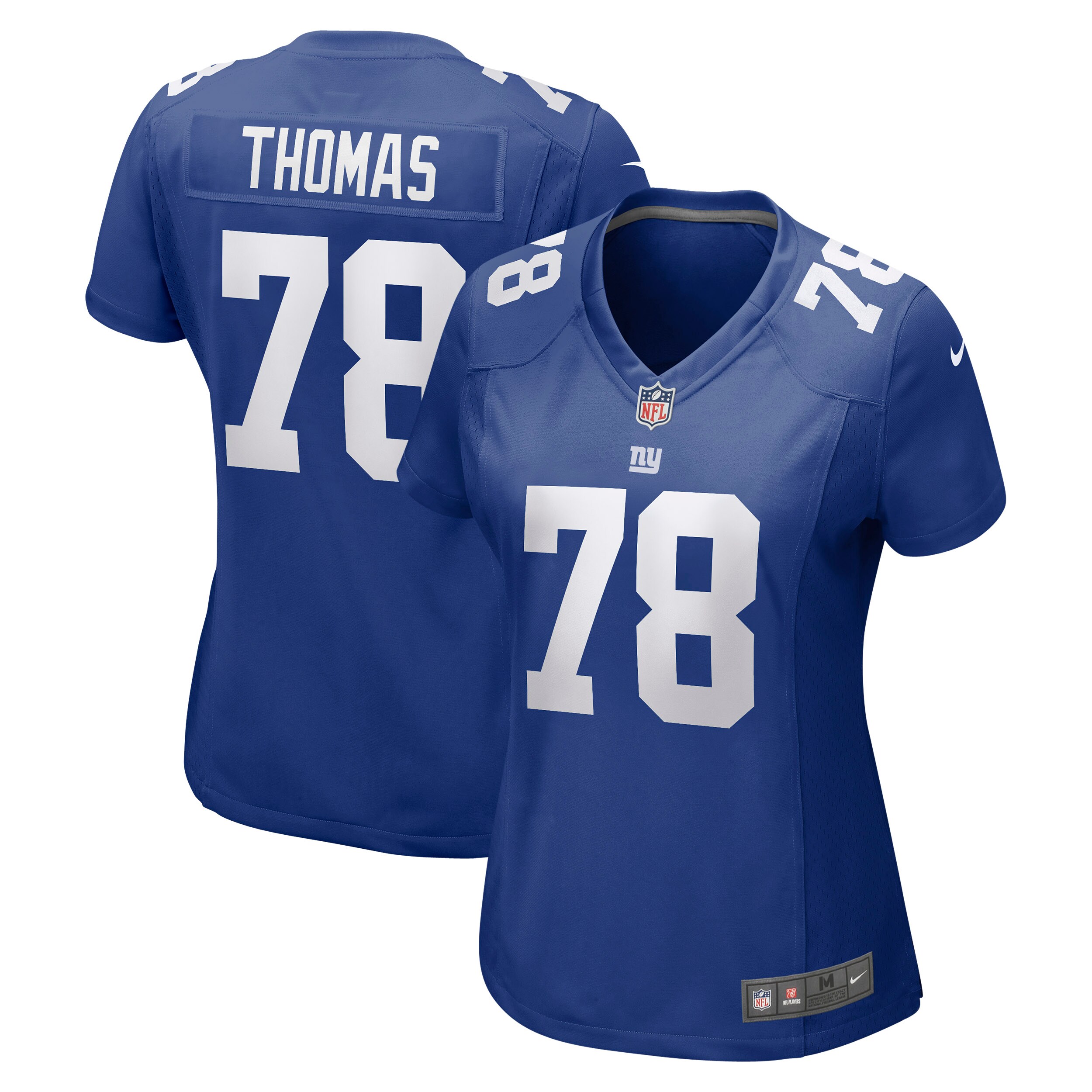 New York Giants Andrew Thomas Royal Game NFL Jersey Women's