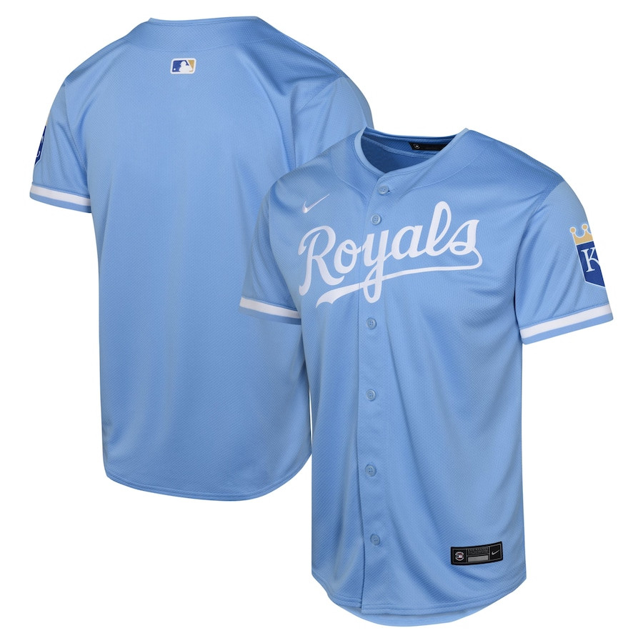 Kansas City Royals Alternate Limited Light Blue MLB Jersey Youth