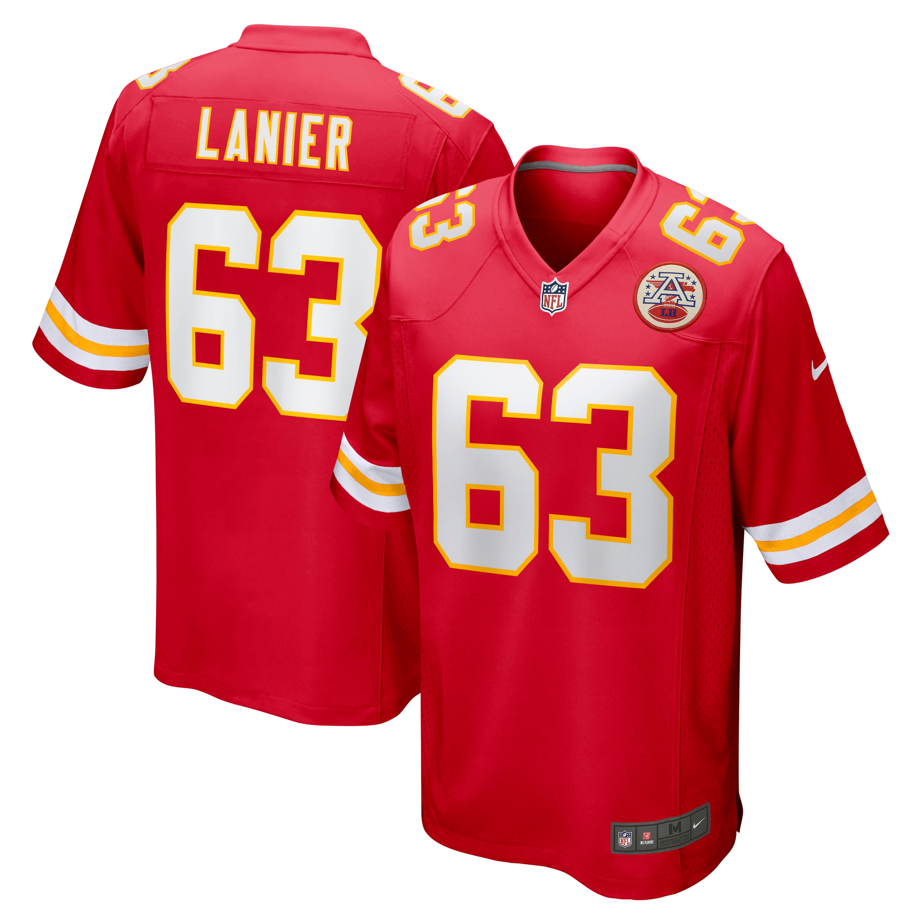 Kansas City Chiefs Willie Lanier Red Retired Player NFL Jersey Men's