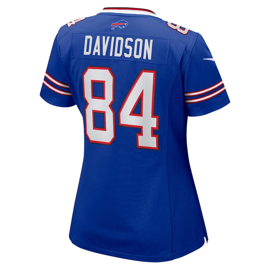 Zach Davidson 84 Buffalo Bills Game Royal NFL Jersey Women's