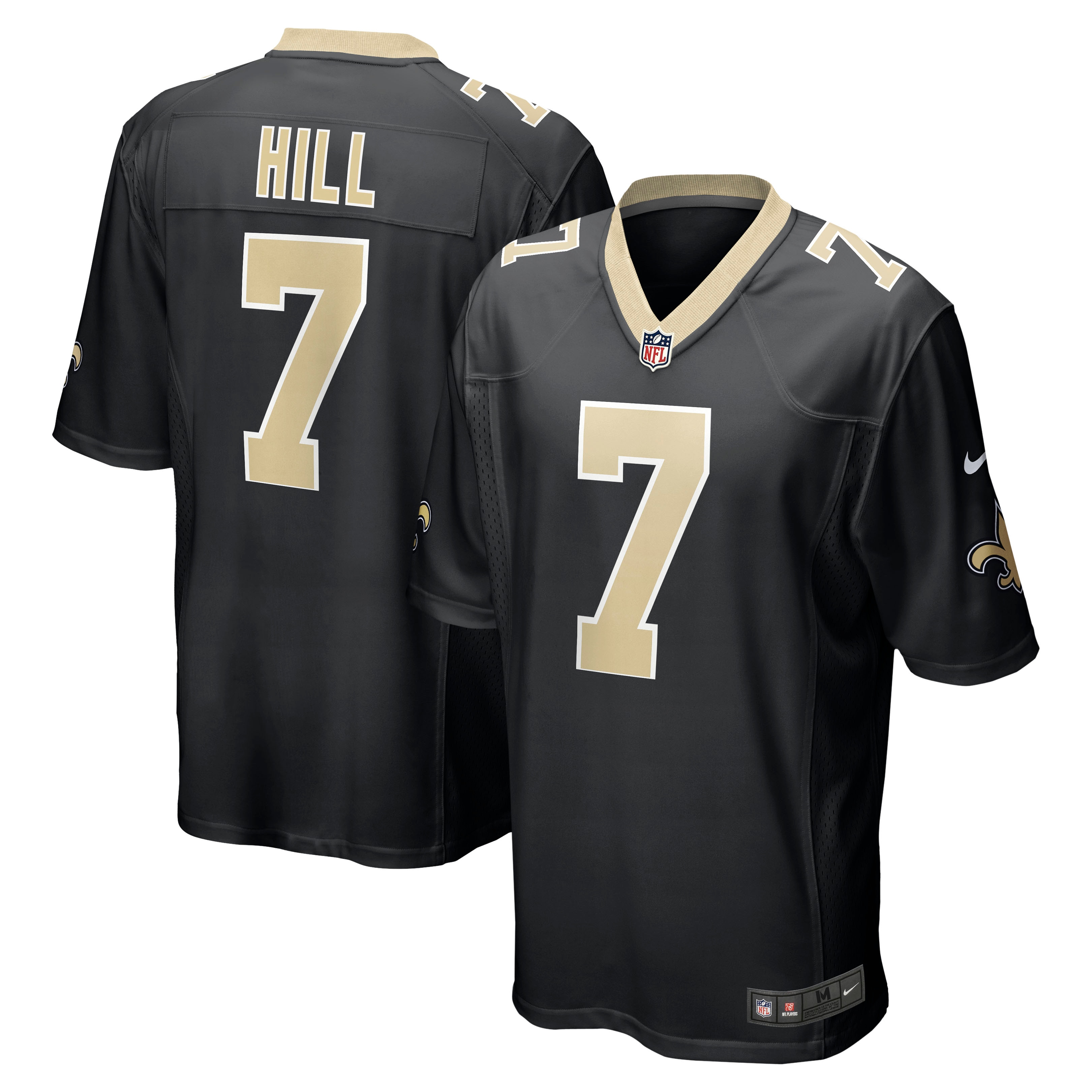 New Orleans Saints Taysom Hill Black Game NFL Jersey Men's