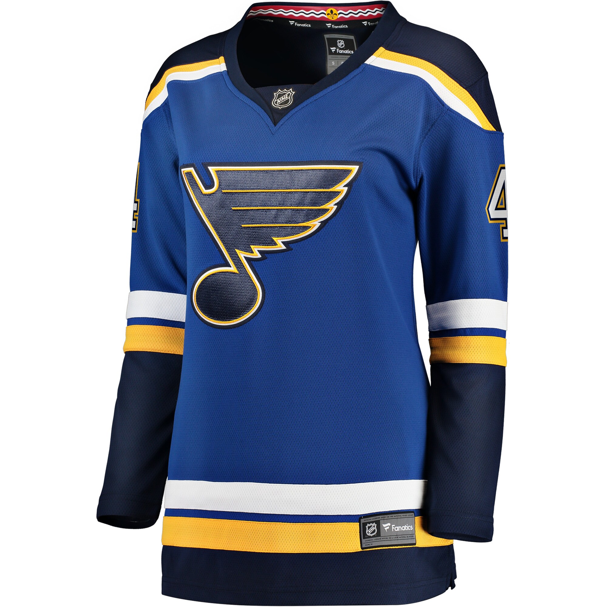 St. Louis Blues Nick Leddy Blue Home Breakaway Player NHL Jersey Women's