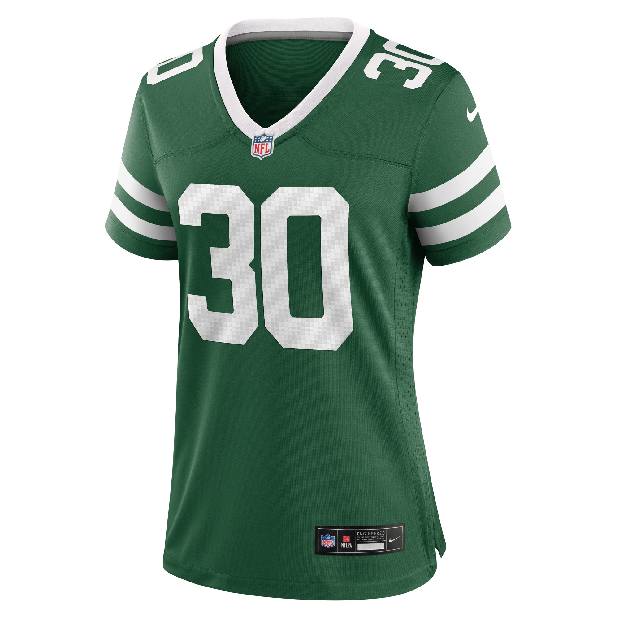 New York Jets Michael Carter II Legacy Green Team Game NFL Jersey Women's