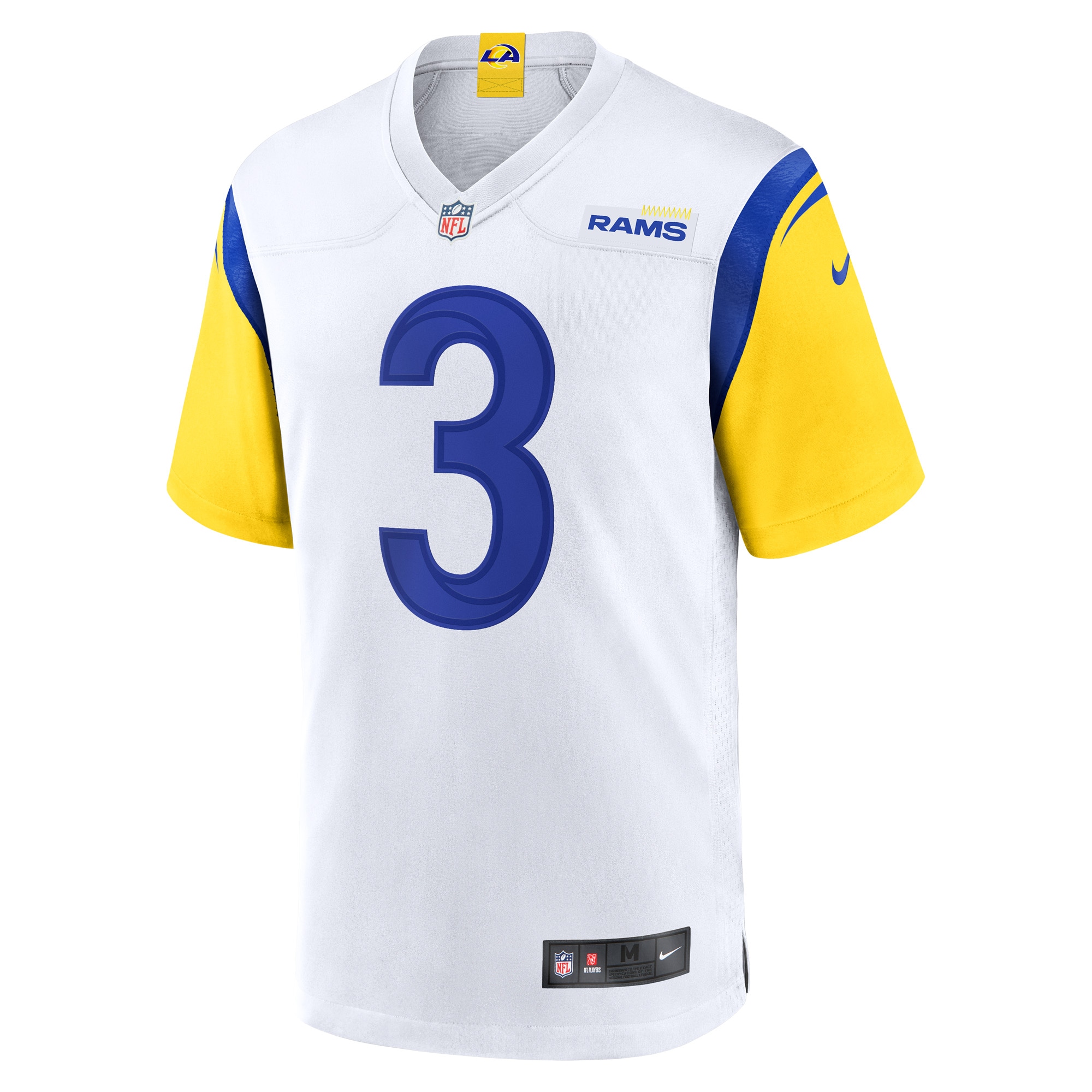 Los Angeles Rams Cam Akers White Game NFL Jersey Men's
