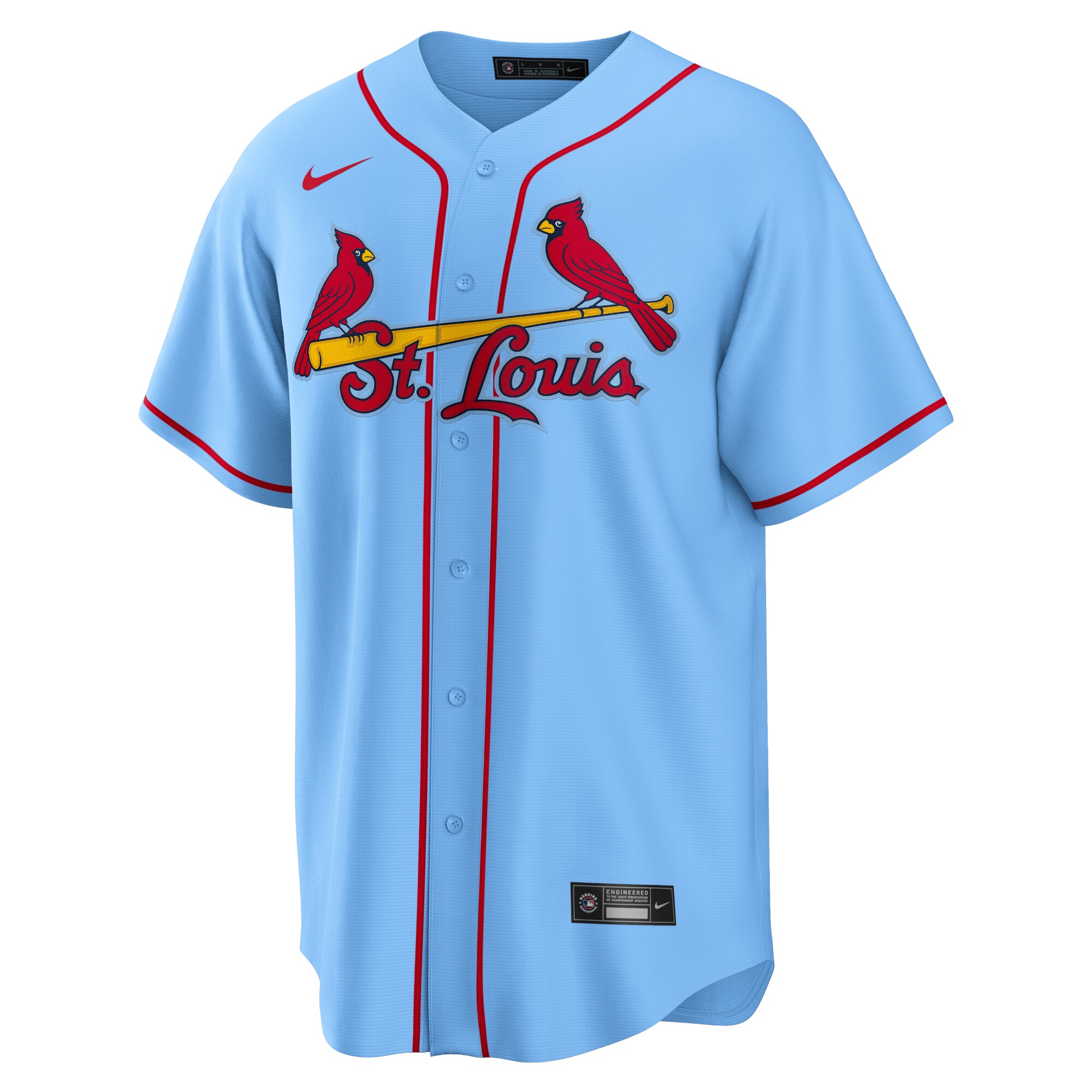 St. Louis Cardinals Willson Contreras Light Blue Alternate MLB Jersey Men's