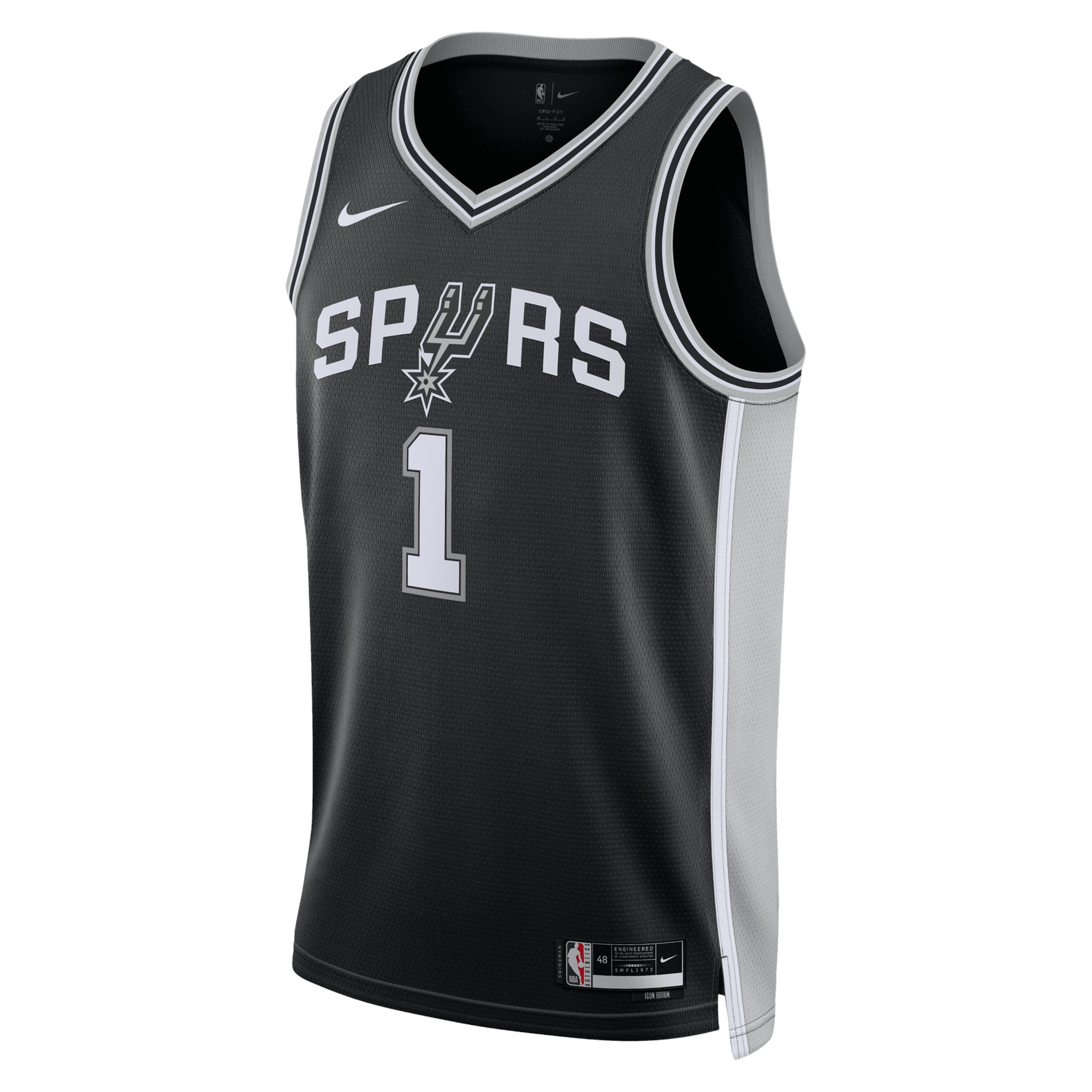 San Antonio Spurs Icon Swingman Victor Wembanyama NBA Jersey Men's