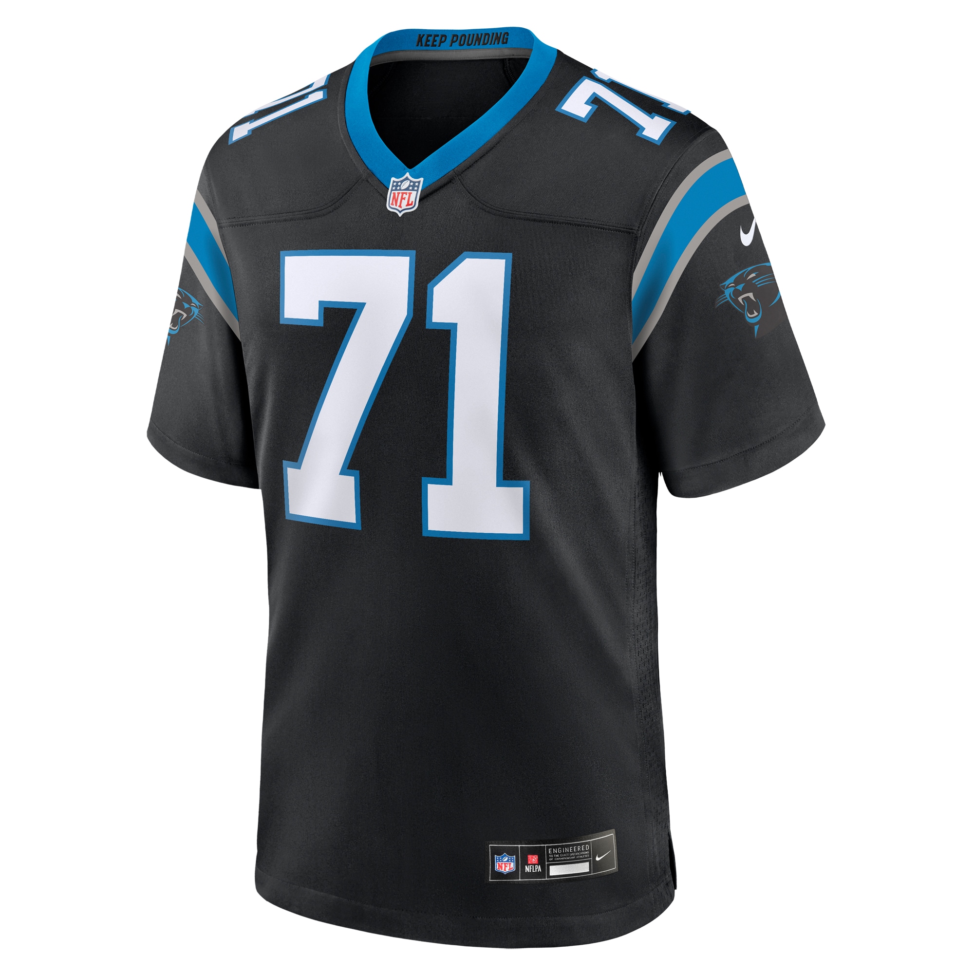 Carolina Panthers Chris Wormley Black Game NFL Jersey Men's