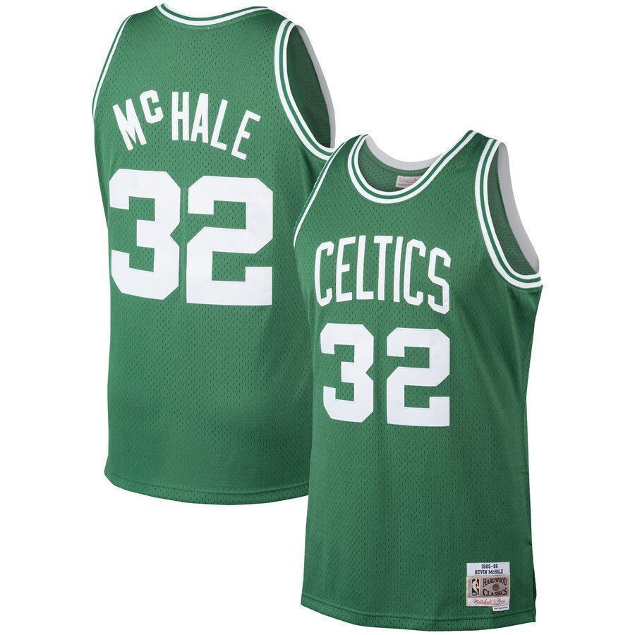 Kevin Mchale Boston Celtics Mitchell Ness 1986-87 Hardwood Classics Swingman Kelly Green NBA Jersey Men's