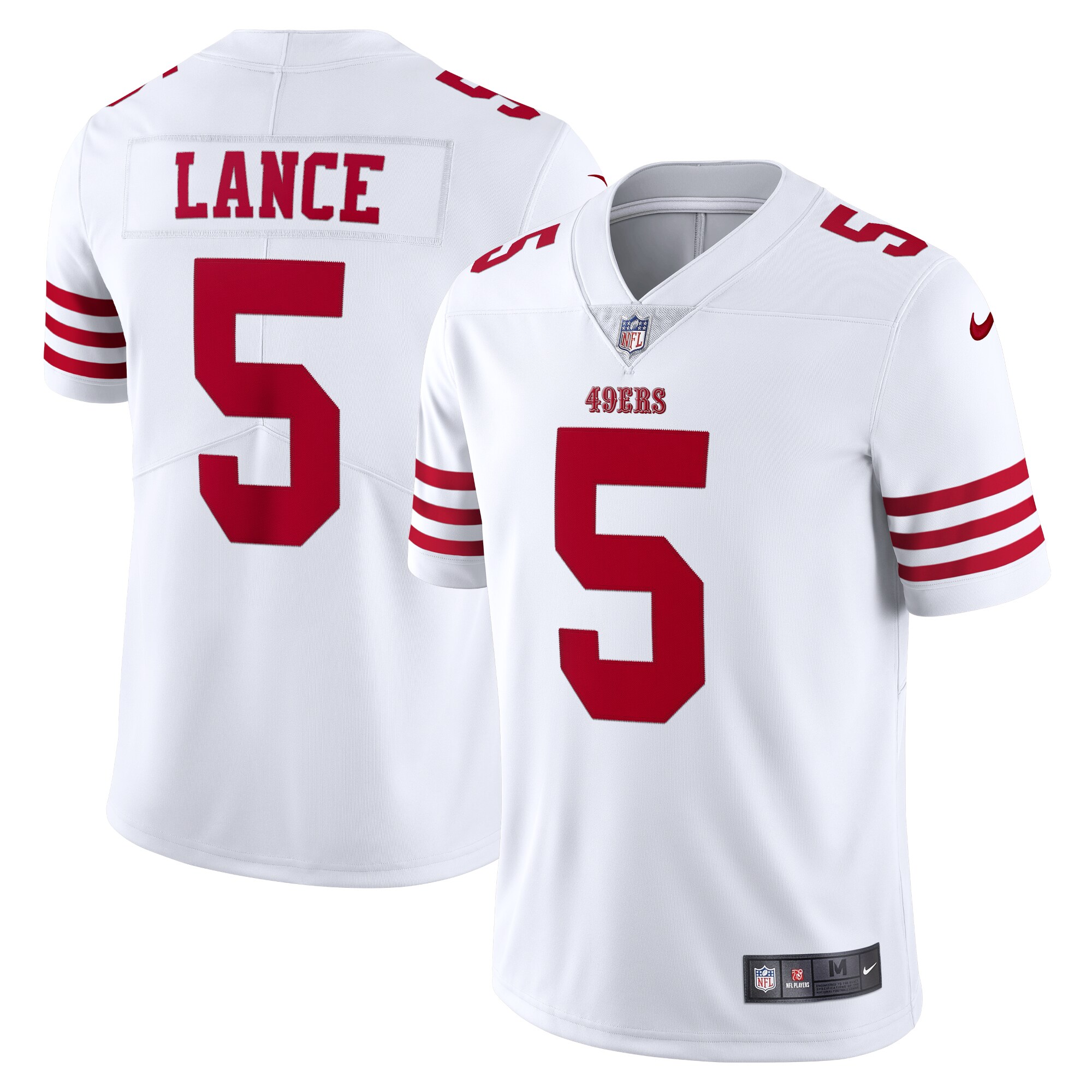 San Francisco 49ers Trey Lance White Vapor Limited NFL Jersey Men's