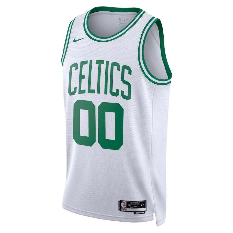 Boston Celtics 2023/24 Association Swingman Custom White NBA Jersey Men's