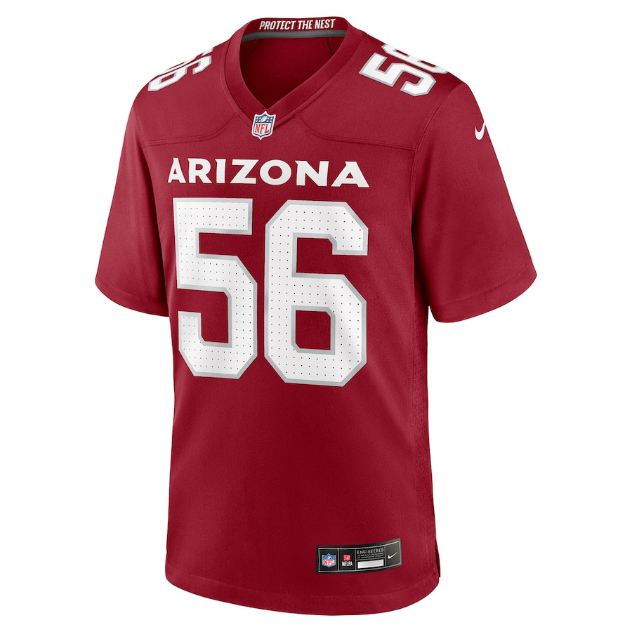 Darius Robinson 56 Arizona Cardinals Team Game Cardinal NFL Jersey Men's