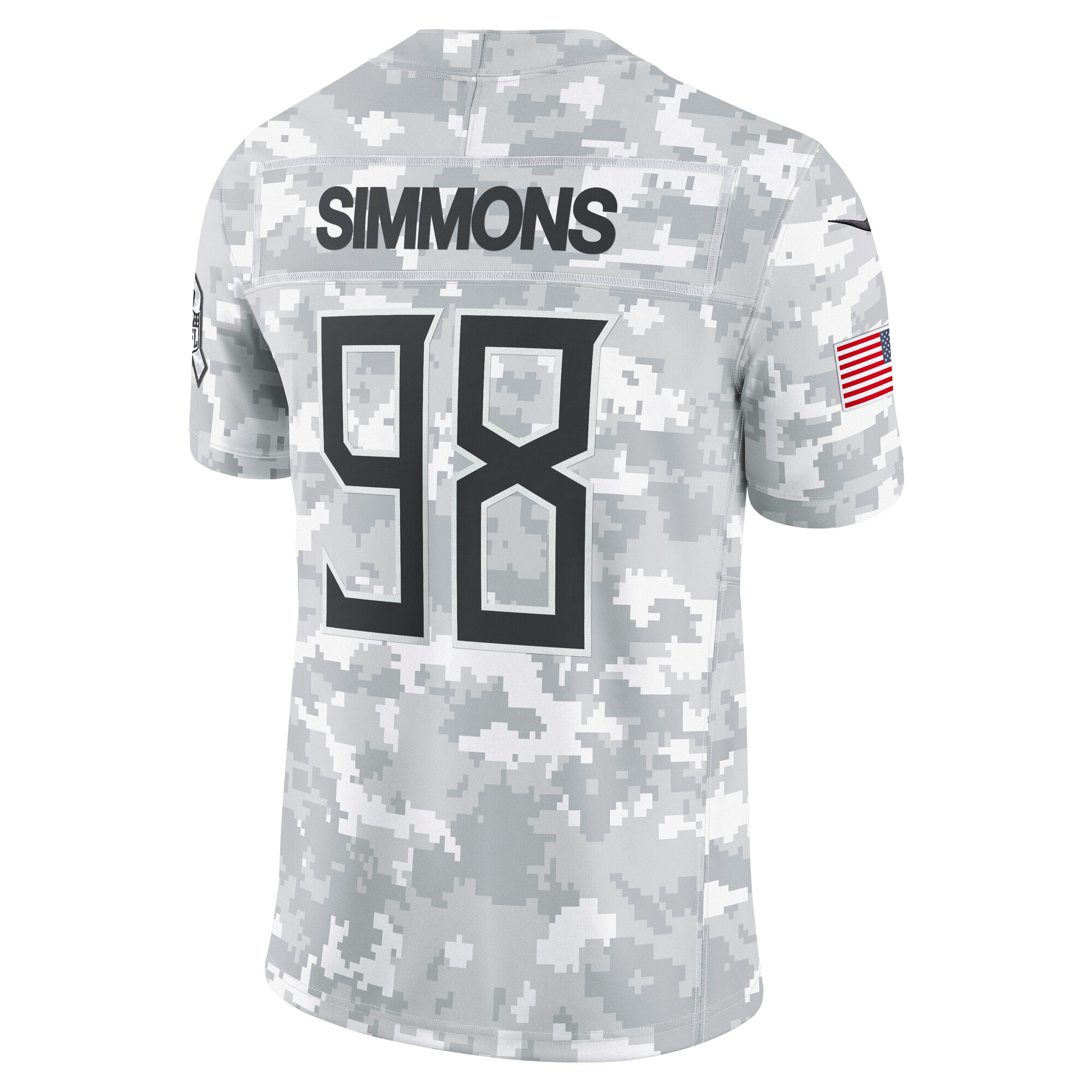 Tennessee Titans Jeffery Simmons Arctic Camo 2024 Salute to Service Limited NFL Jersey Men's
