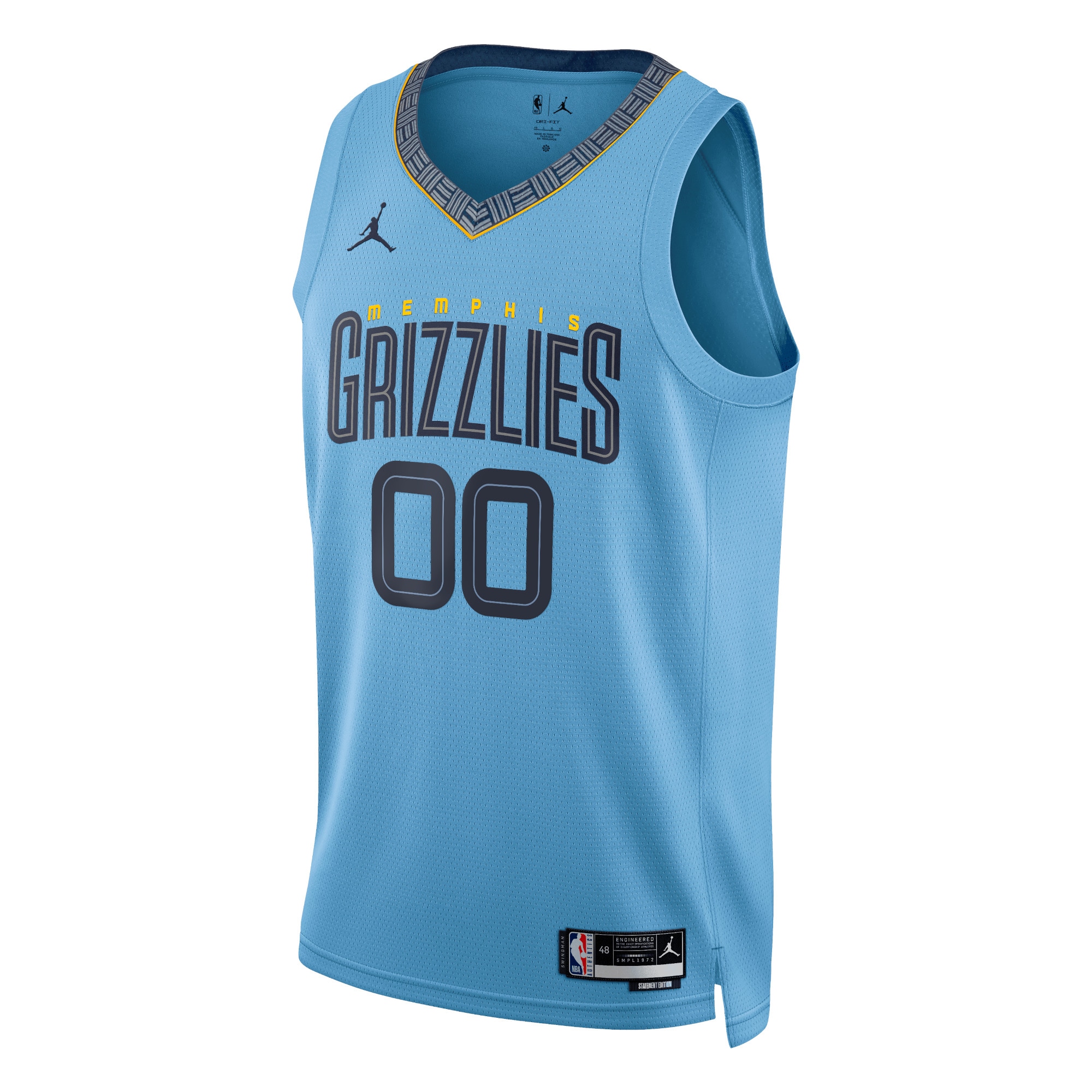 Memphis Grizzlies Jordan Statement Swingman Custom Unisex NBA Jersey Unisex