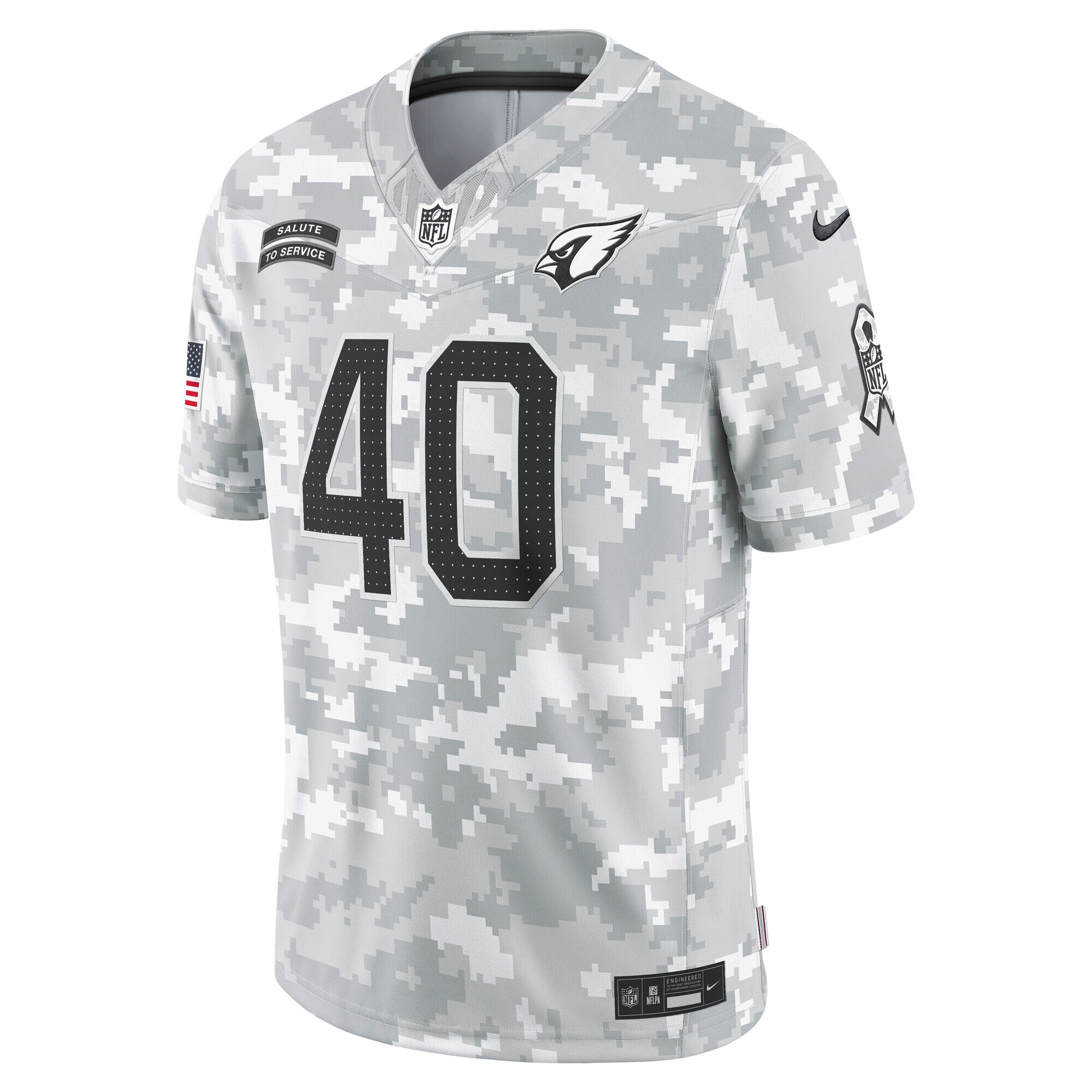 Arizona Cardinals Pat Tillman Arctic Camo 2024 Salute to Service Retired Player Limited NFL Jersey Men's
