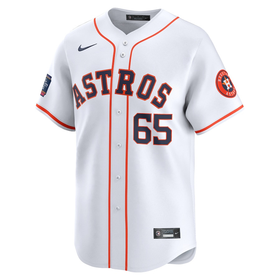 Jose Urquidy 45 Houston Astros 2024 World Tour Mexico City Series Home Limited White MLB Jersey Men's