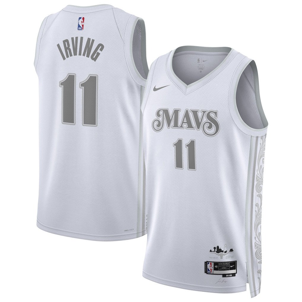 Kyrie Irving 11 Dallas Mavericks Unisex 2024/25 Swingman Player City Editio White NBA Jersey Unisex