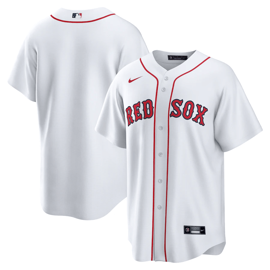 Boston Red Sox Home White MLB Jersey Men's