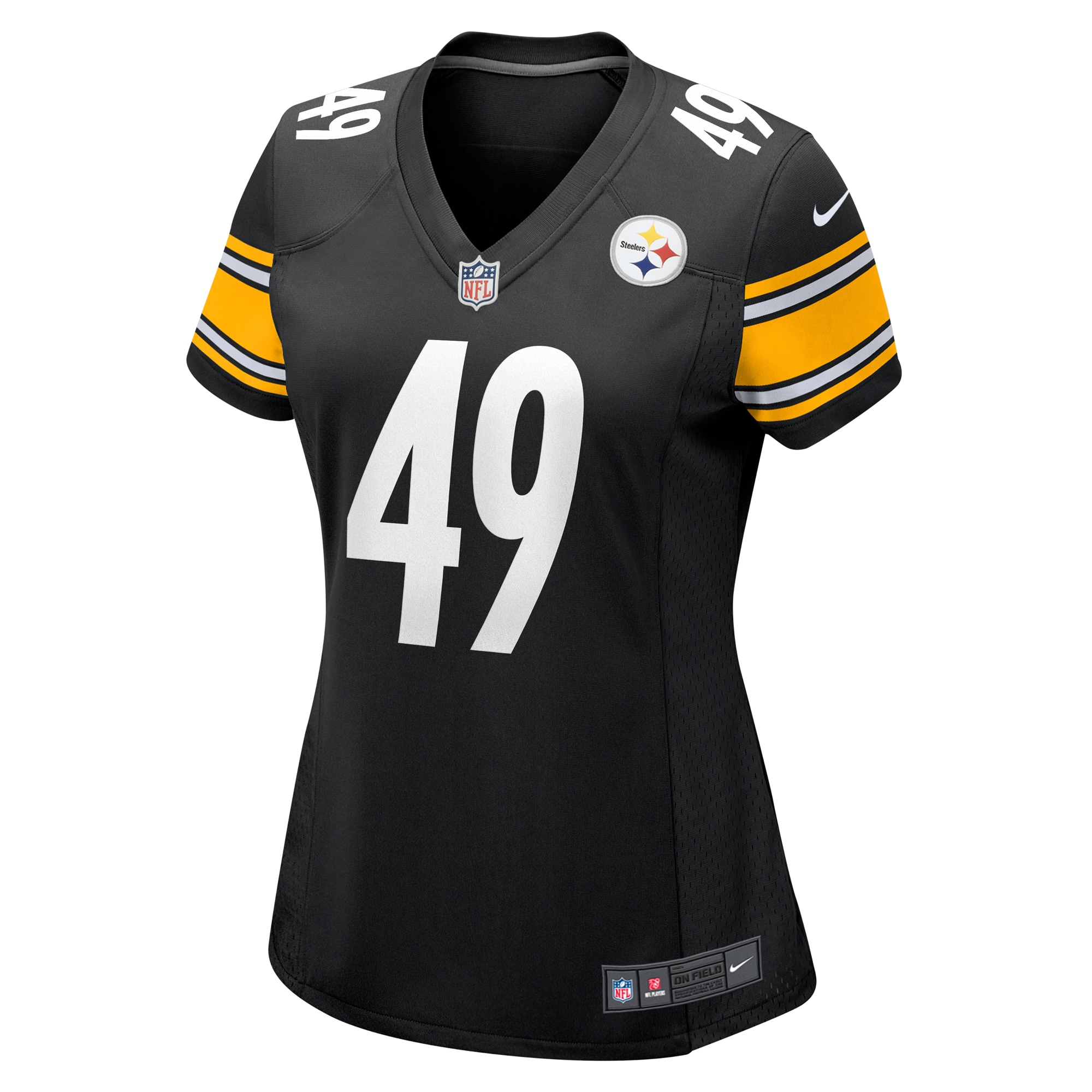 Pittsburgh Steelers Jeremiah Moon Black Game NFL Jersey Women's