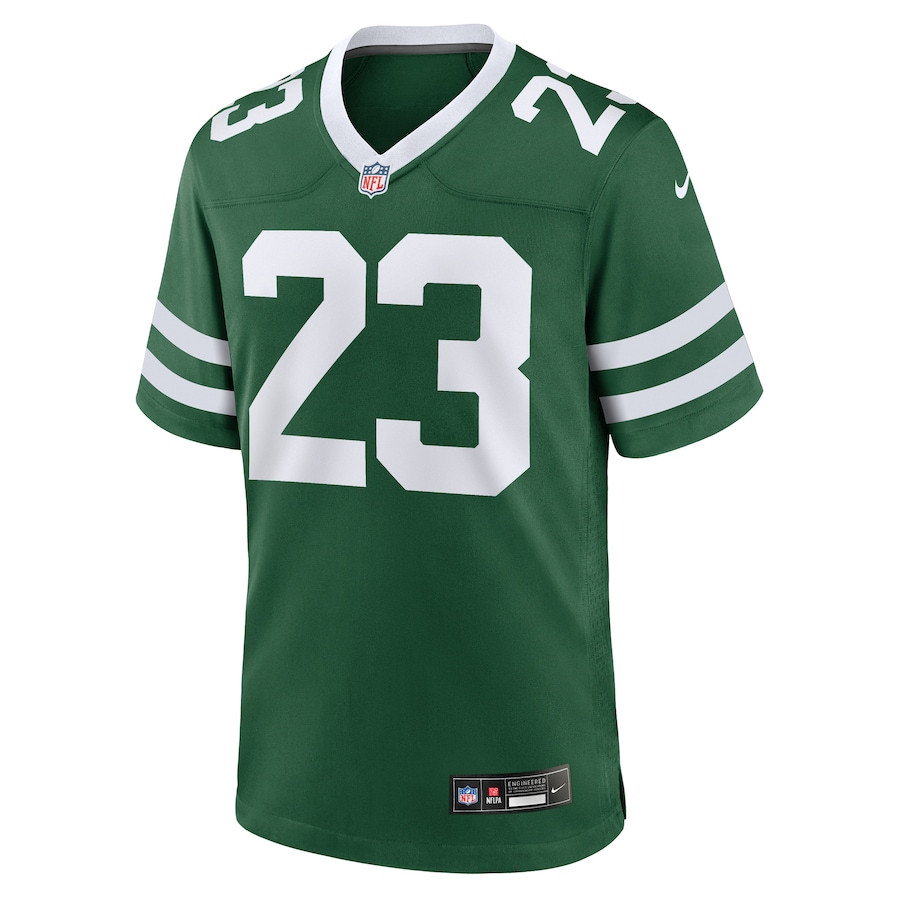 Isaiah Oliver 23 New York Jets Team Game Legacy Green NFL Jersey Men's
