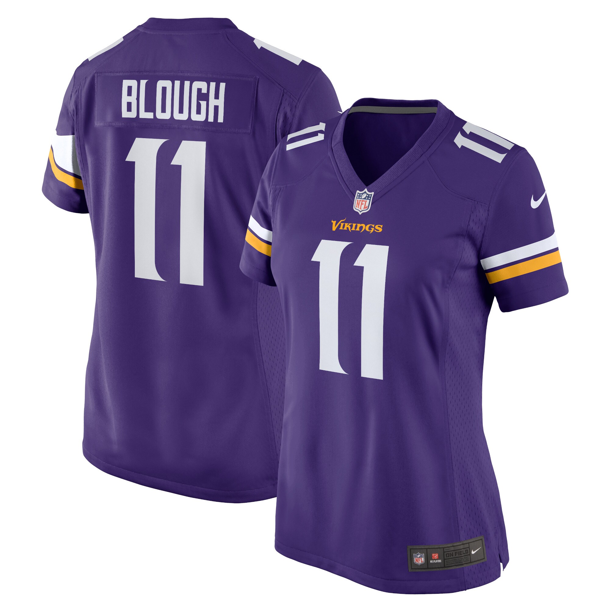 Minnesota Vikings David Blough Purple Home Game Player NFL Jersey Women's