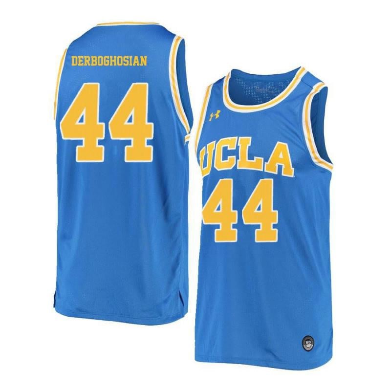 44 Sooren Derboghosian Blue Retro Elite UCLA Bruins NCAA Jersey Men's