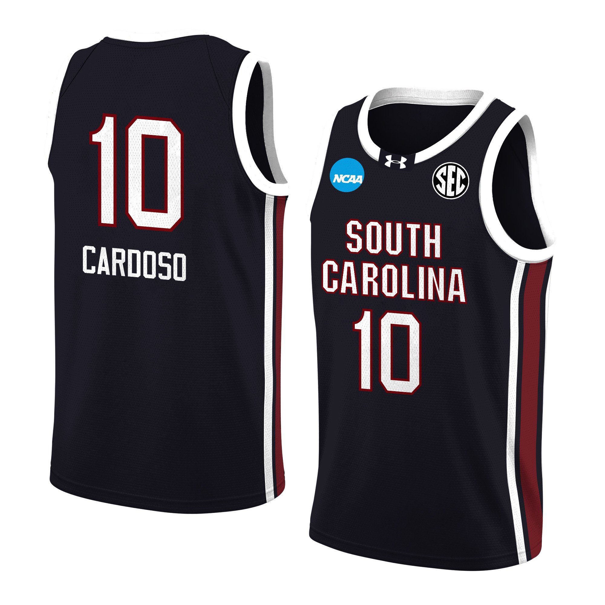 Kamilla Cardoso 10 South Carolina 2024 Black Unisex NCAA Jersey Unisex
