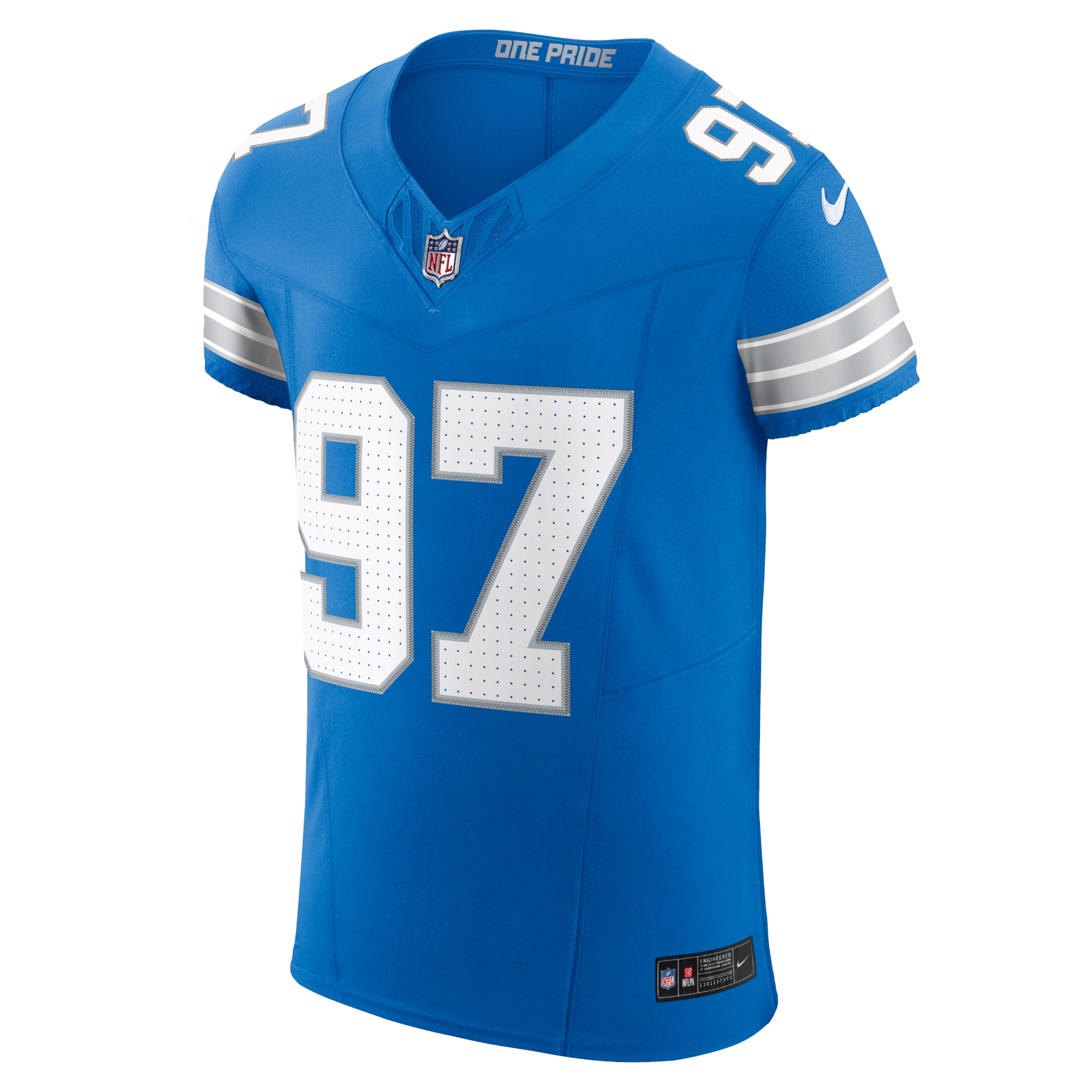 Detroit Lions Aidan Hutchinson Blue Vapor F.U.S.E. Elite NFL Jersey Men's