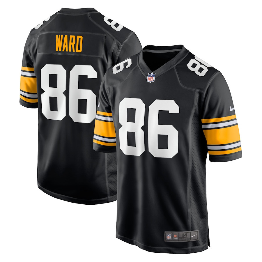 Hines Ward 86 Pittsburgh Steelers Retired Black NFL Jersey Men's