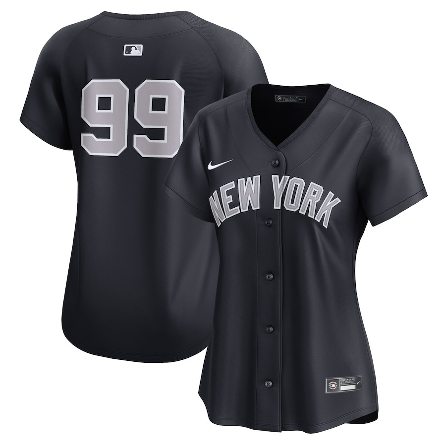 Aaron Judge 99 New York Yankees Alternate Limited Navy MLB Jersey Women's