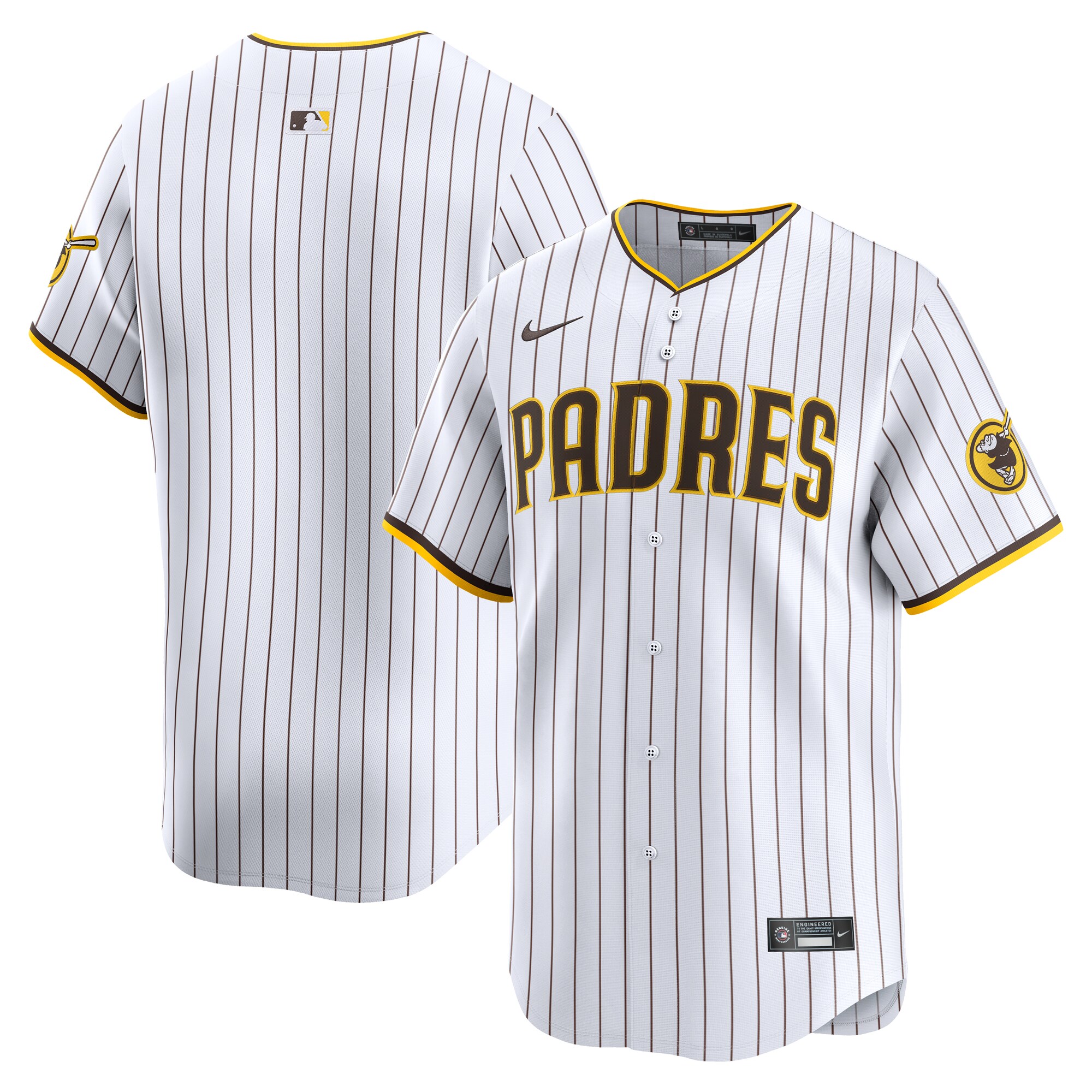 San Diego Padres White Home Limited MLB Jersey Men's