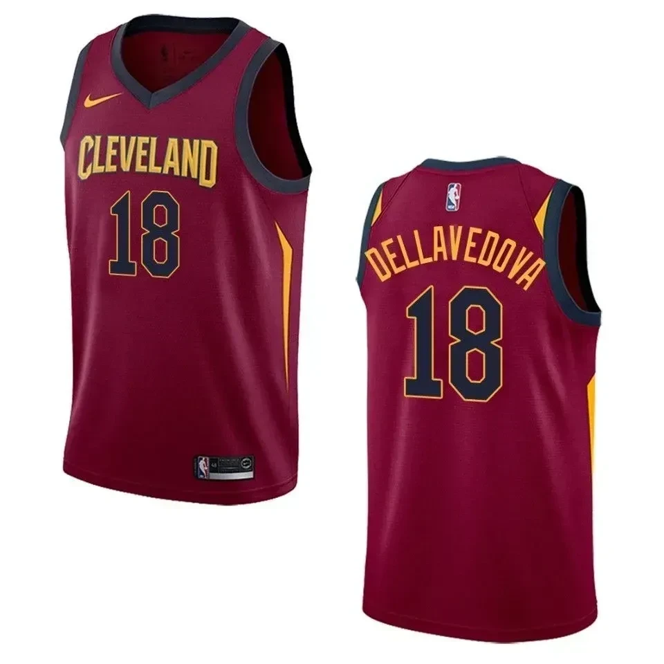 Cleveland Cavaliers 18 Matthew Dellavedova Icon Edition Swingman Maroon NBA Jersey Men's