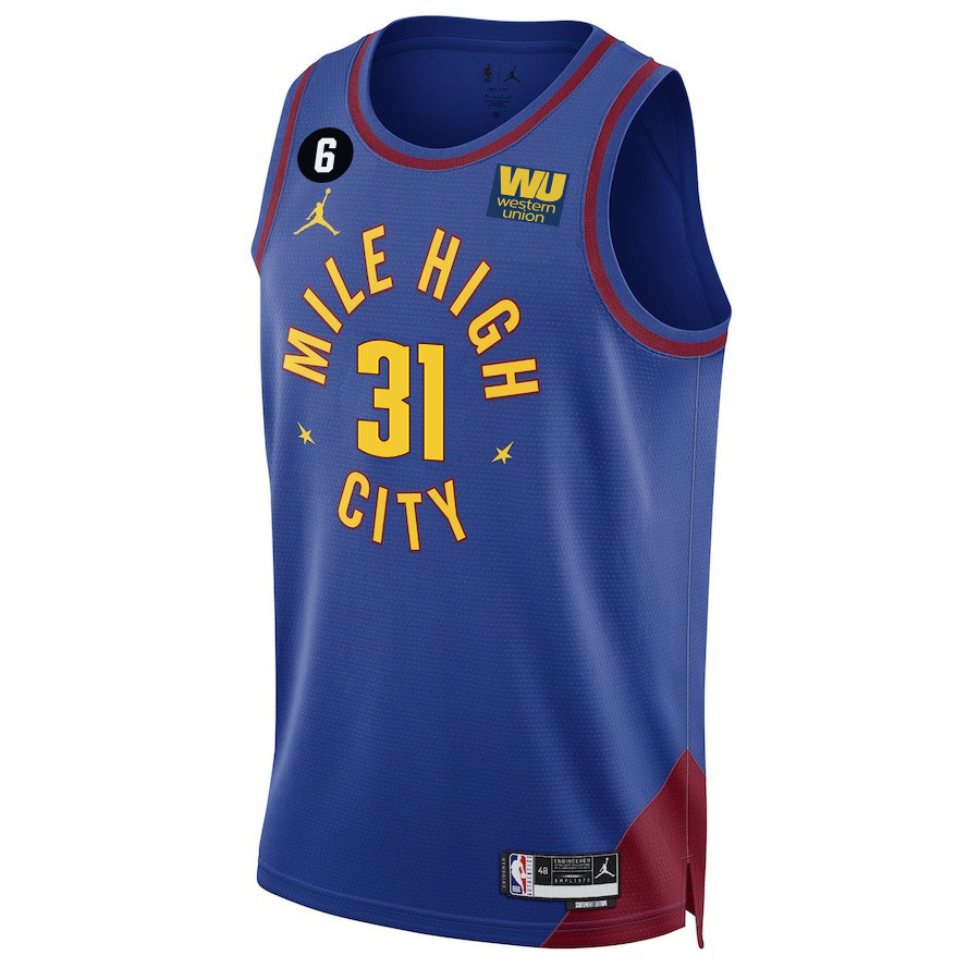 Vlatko Cancar 31 Denver Nuggets Final Champions 2023 Swingman Blue NBA Jersey Men's