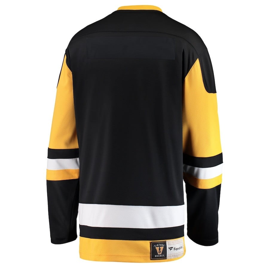Brayden Yager #29 Pittsburgh Penguins 2023 Draft Home Black/Yellow NHL Jersey Men's