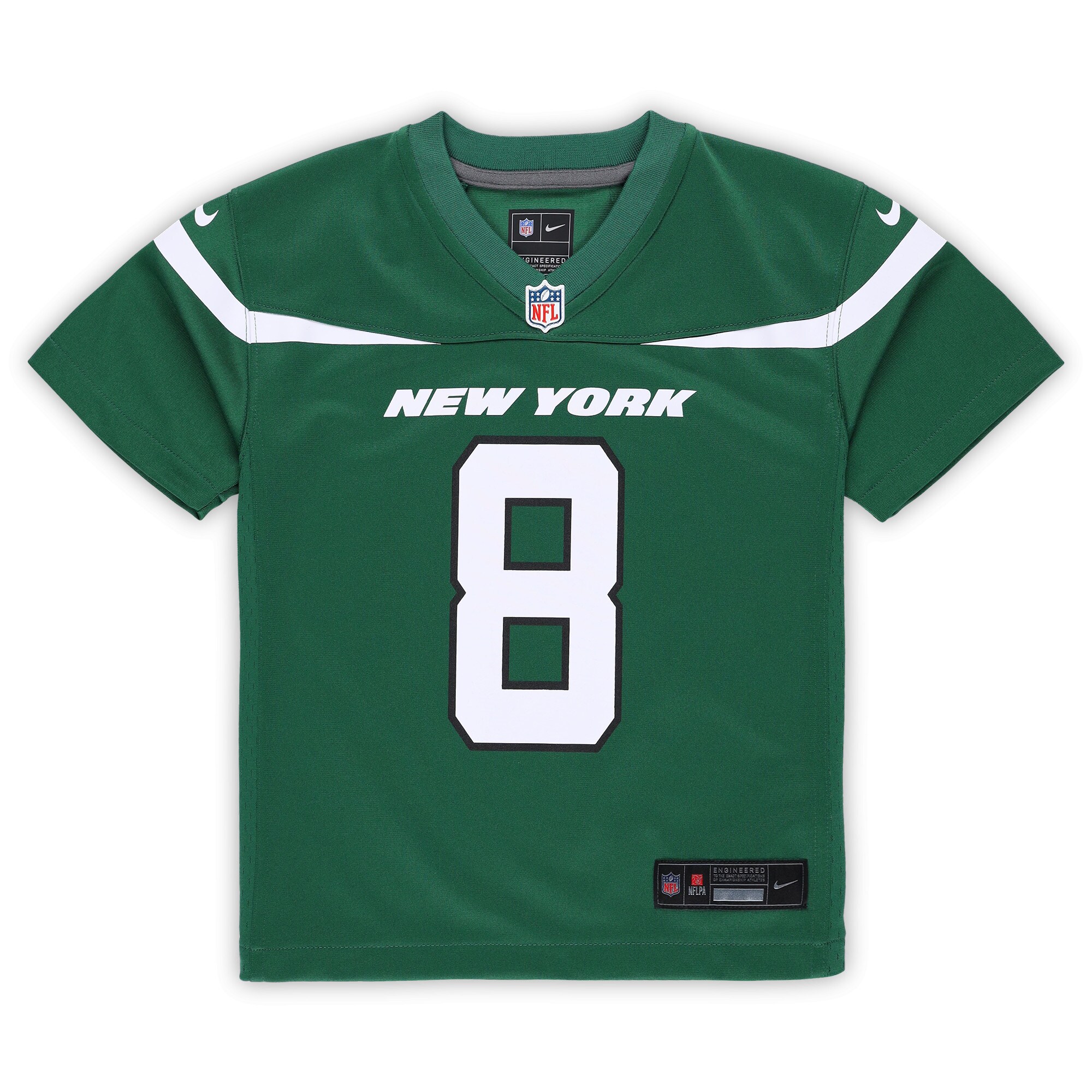 Preschool New York Jets Aaron Rodgers Gotham Green Game NFL Jersey Men's