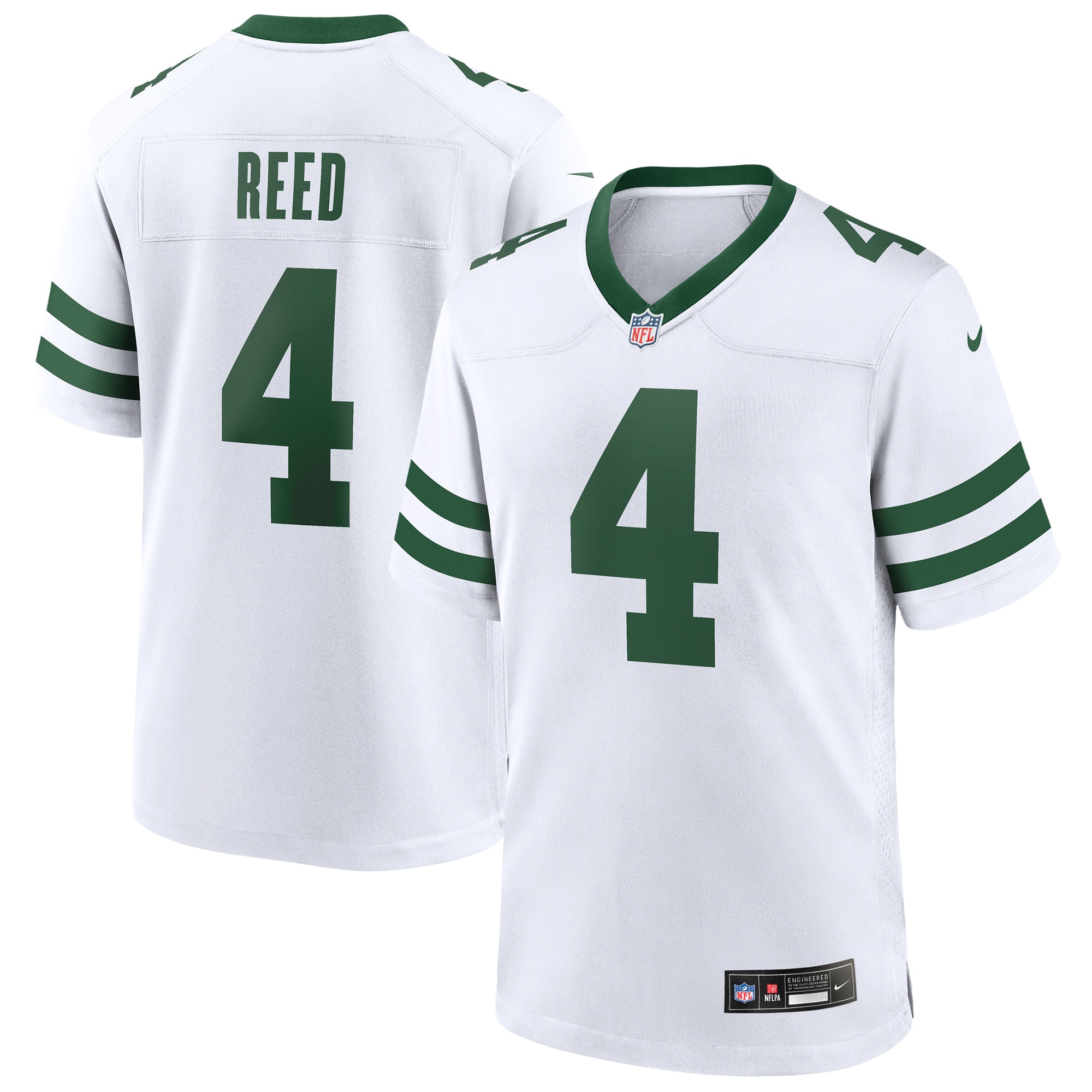 New York Jets D.J. Reed Legacy White Game NFL Jersey Men's