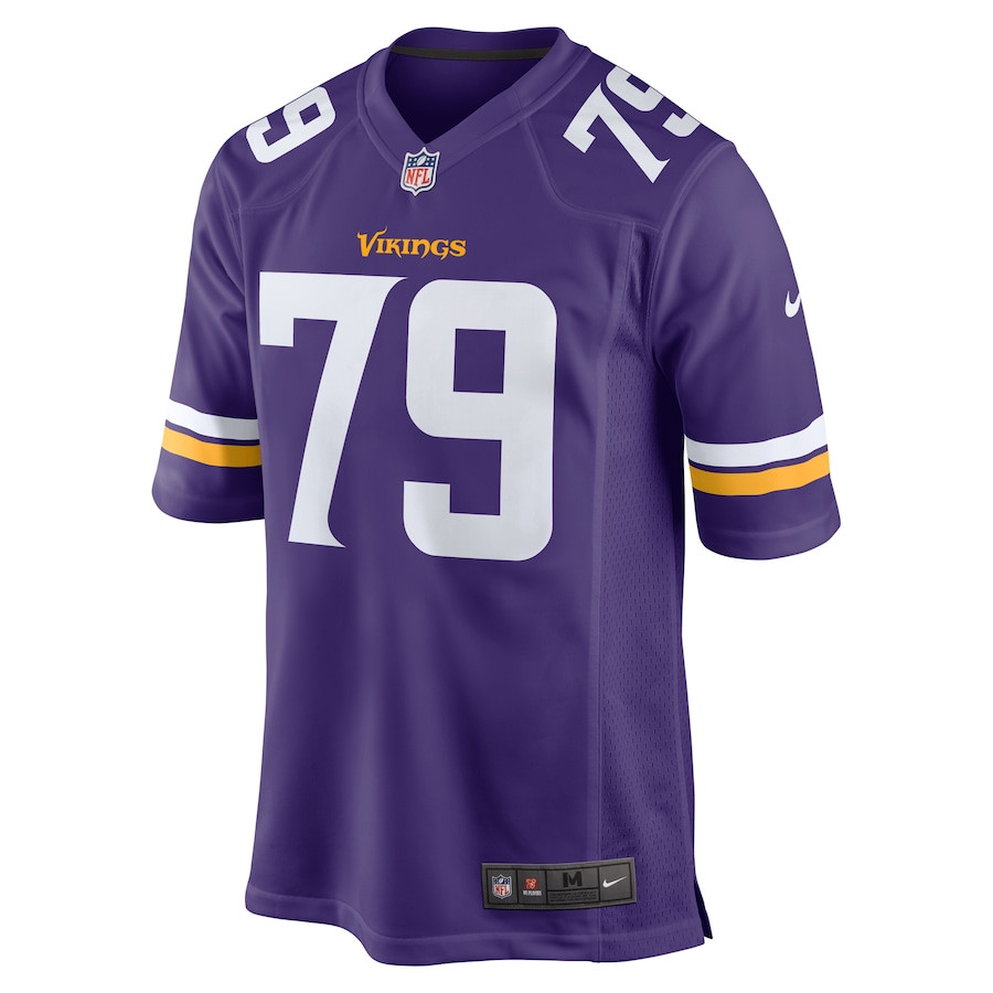 Kenny Willekes 79 Minnesota Vikings Game Purple NFL Jersey Men's