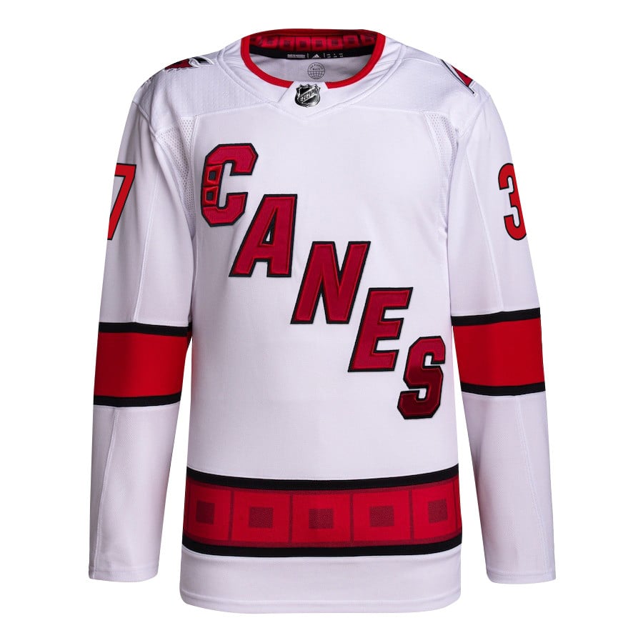 Andrei Svechnikov 37 Carolina Hurricanes Away Primegreen White NHL Jersey Men's