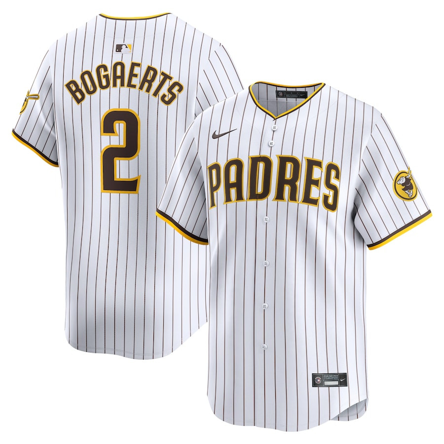 Xander Bogaerts 2 San Diego Padres Home Limited White MLB Jersey Men's