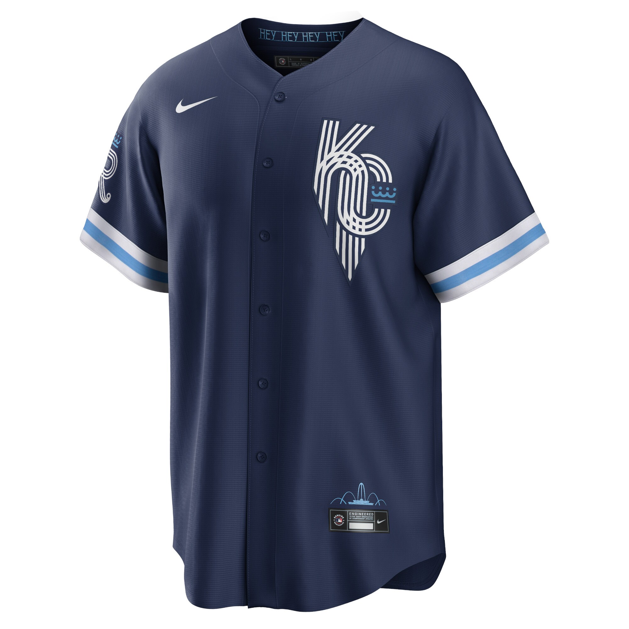Kansas City Royals Bobby Witt Jr. Navy City Connect Player MLB Jersey Men's