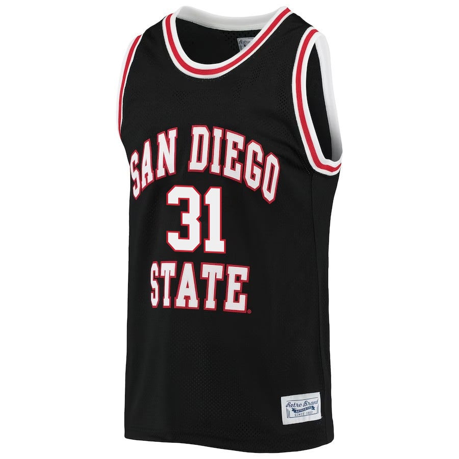 Nathanah 31 San Diego State Aztecs 2023- Black NCAA Jersey Men's