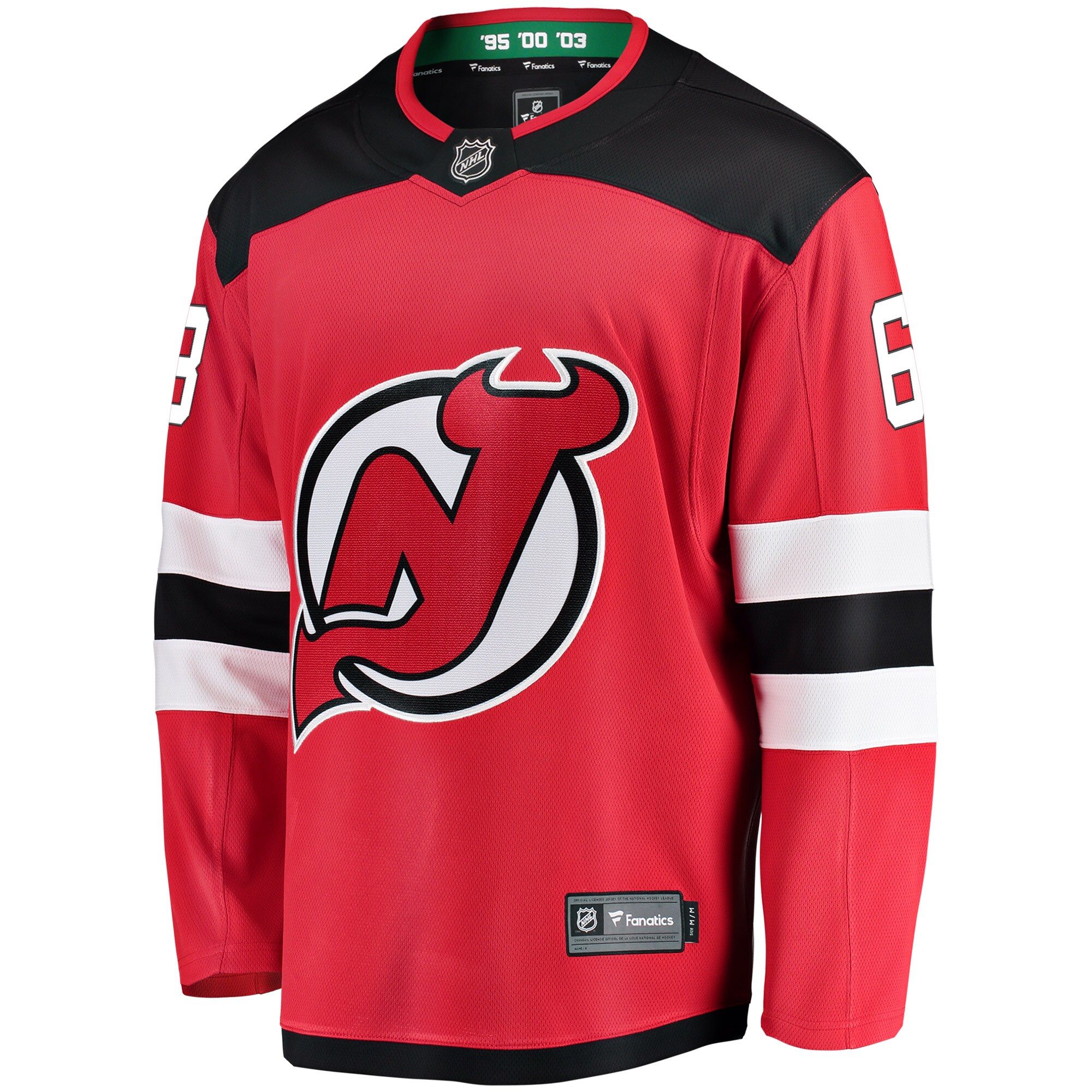 New Jersey Devils Jesper Bratt Red Home Breakaway Player NHL Jersey Men's