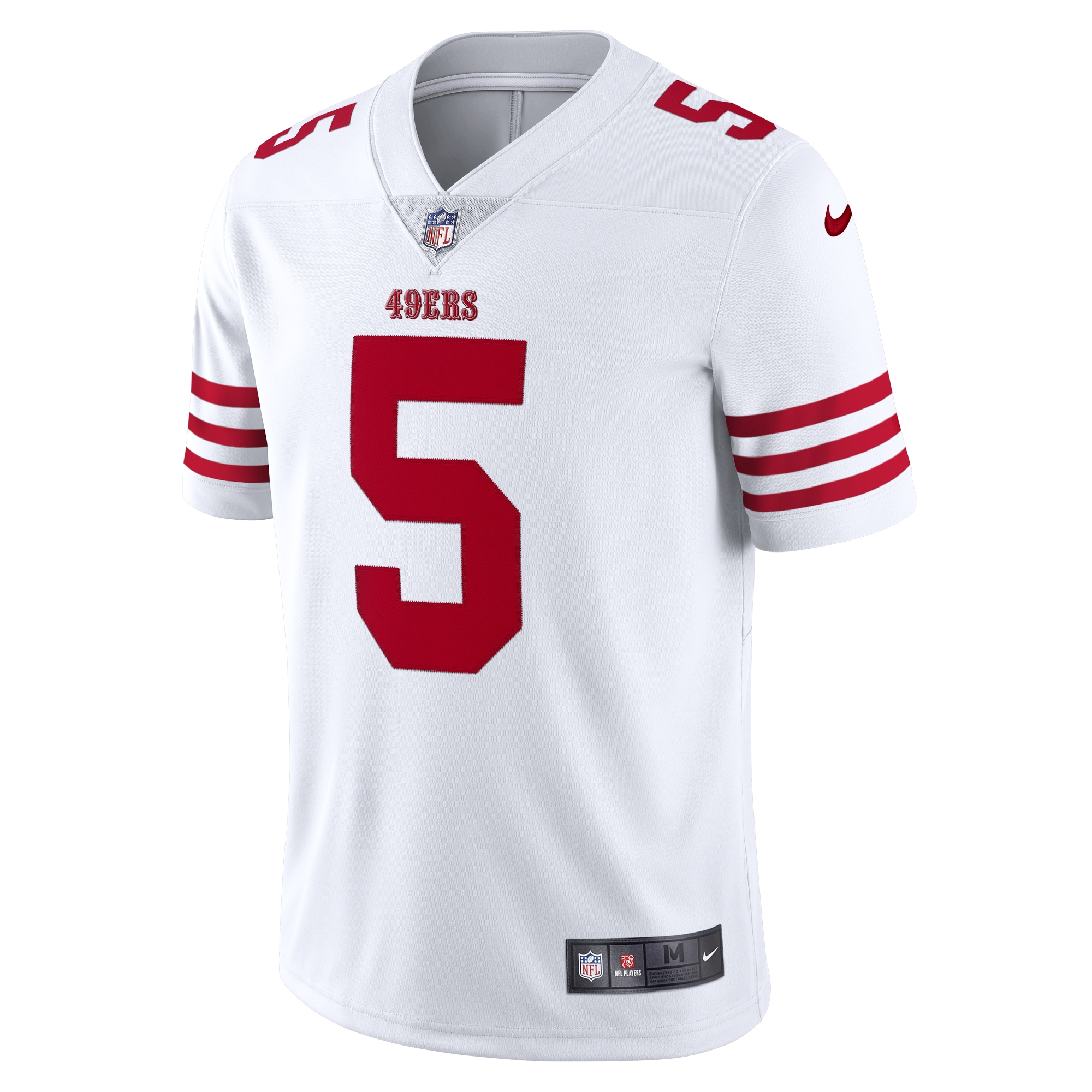 San Francisco 49ers Trey Lance White Vapor Limited NFL Jersey Men's
