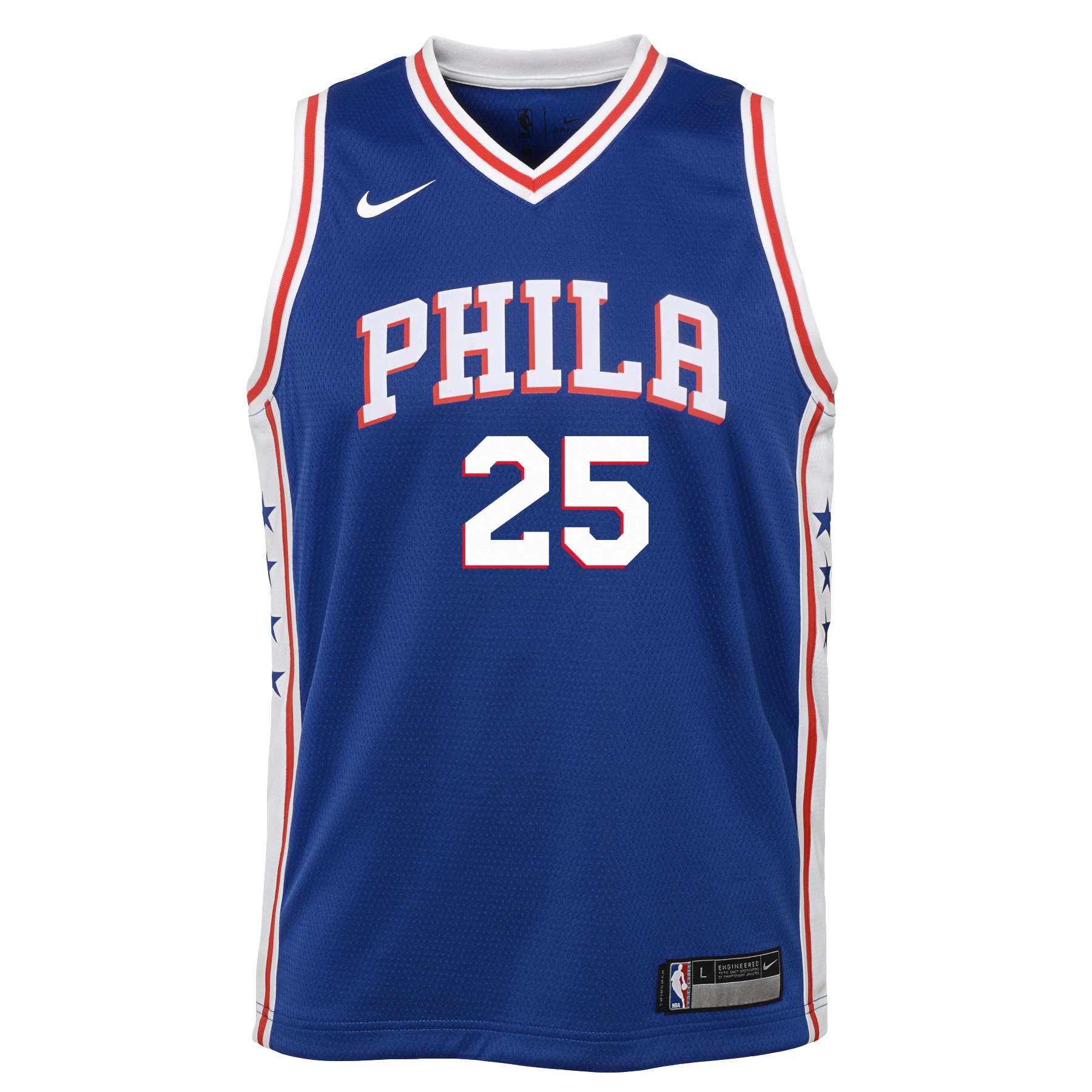 Ben Simmons Royal Philadelphia 76ers Swingman Icon Edition NBA Jersey Youth